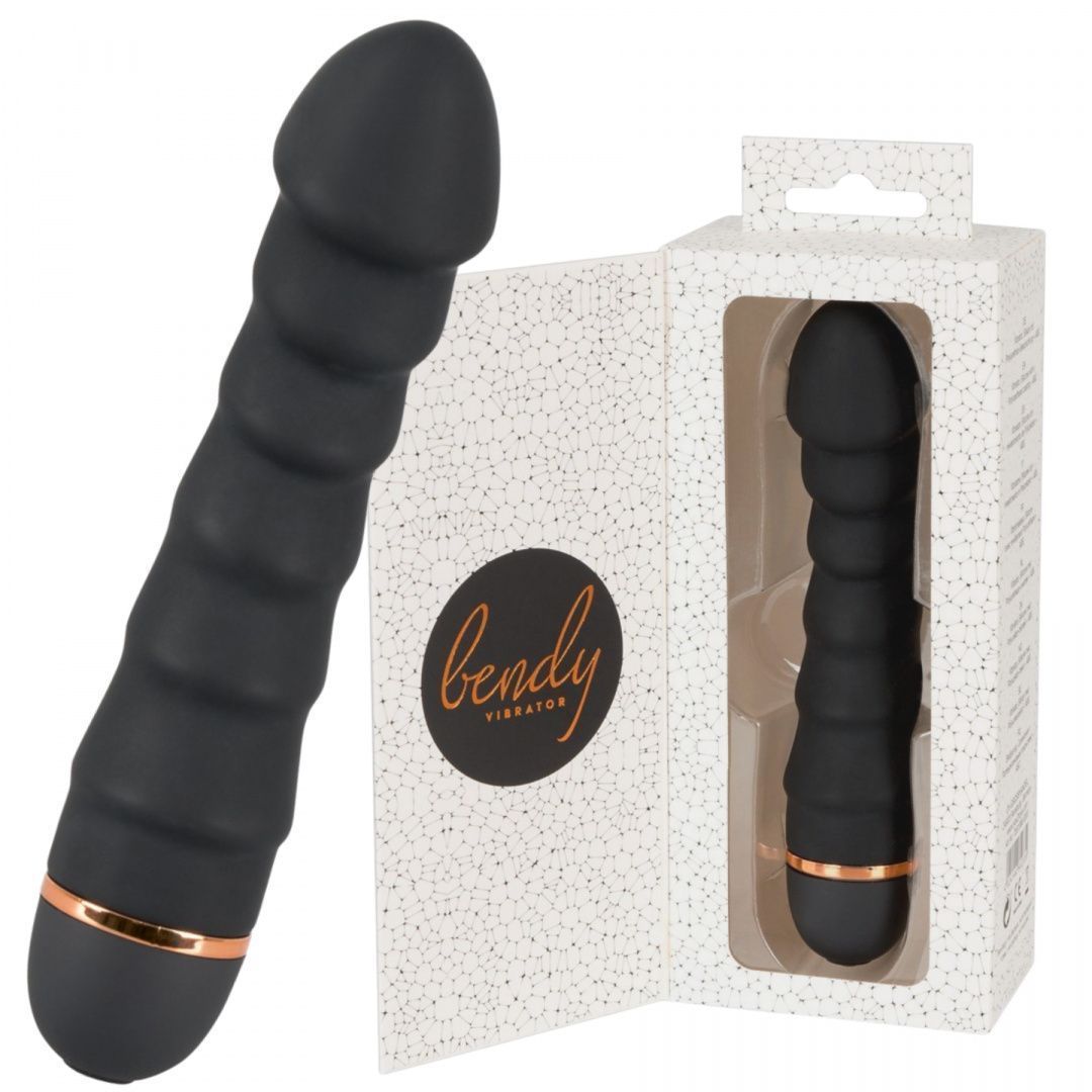 Вібратор You2Toys Bendy Ripple, 16,5 см (чорний)