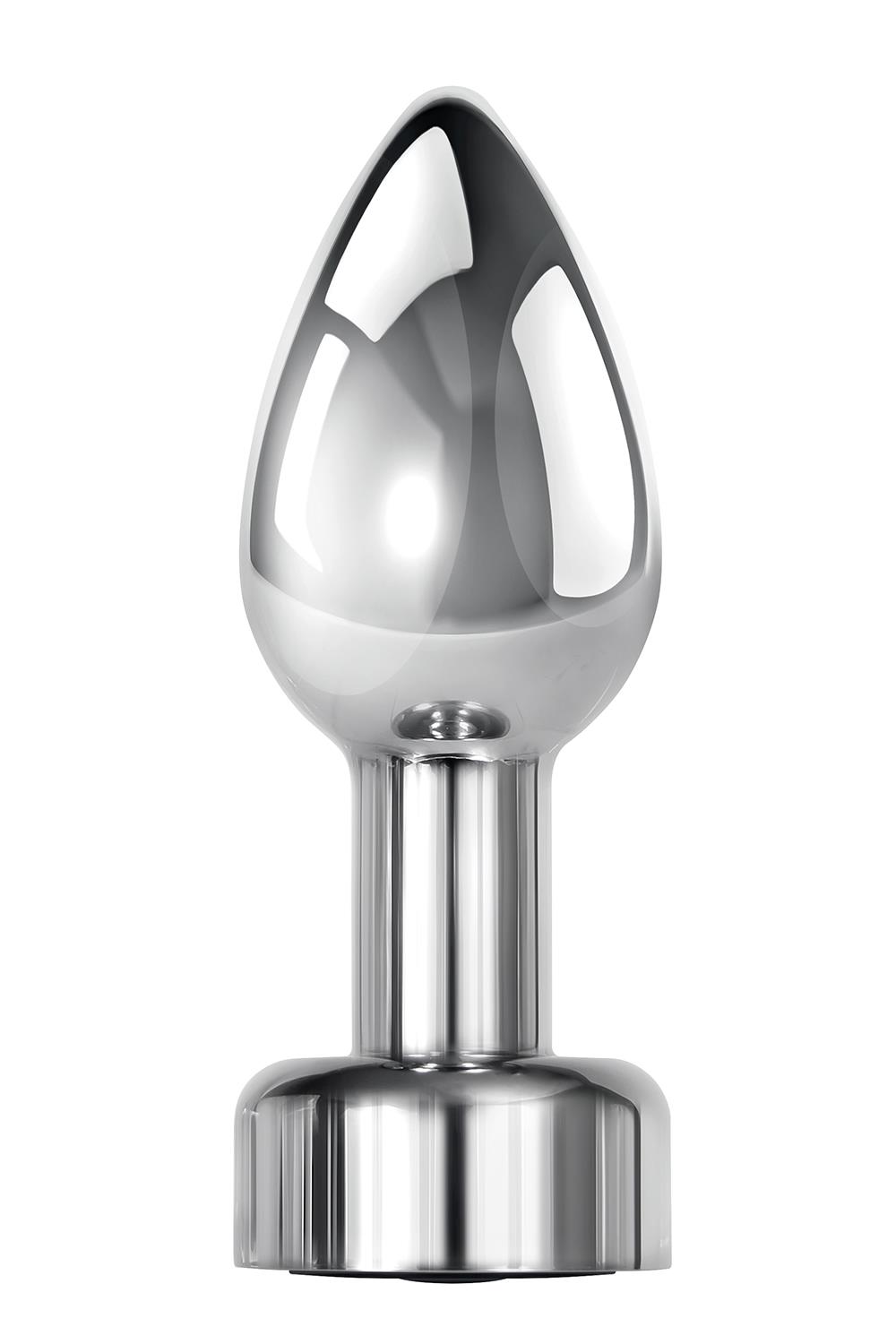 Korek analny Wtyczka metalowa Gender X Rockin, 9,2 cm (srebrna)