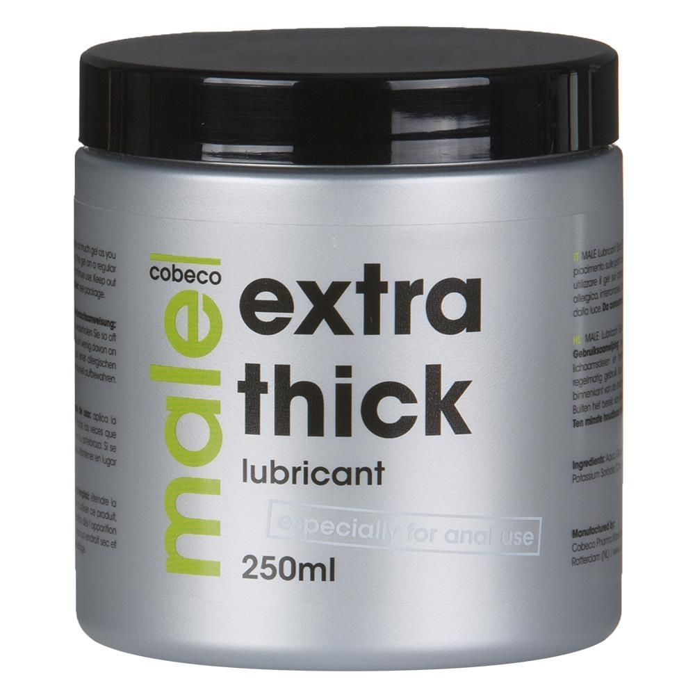 Lubrykant na bazie silikonu Male Extra Thick, 250 ml