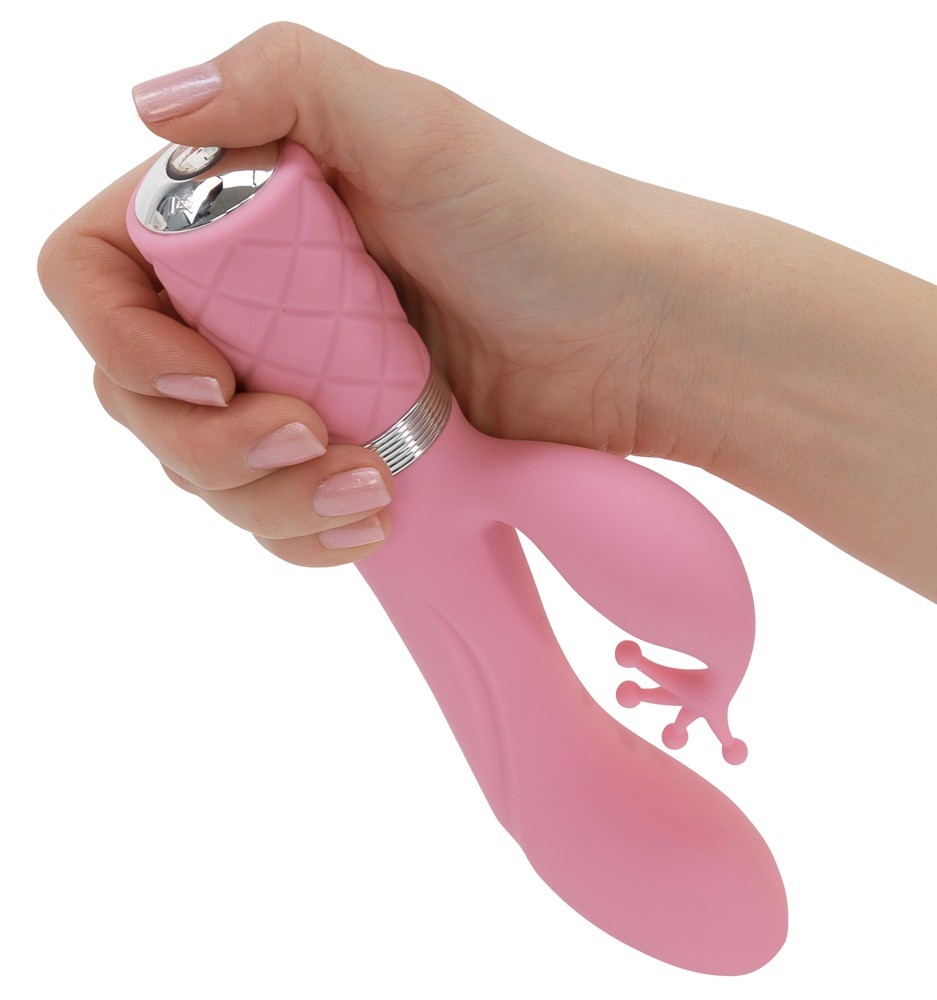 Вибратор-кролик Pillow Talk Kinky, 21,5 см (розовый)