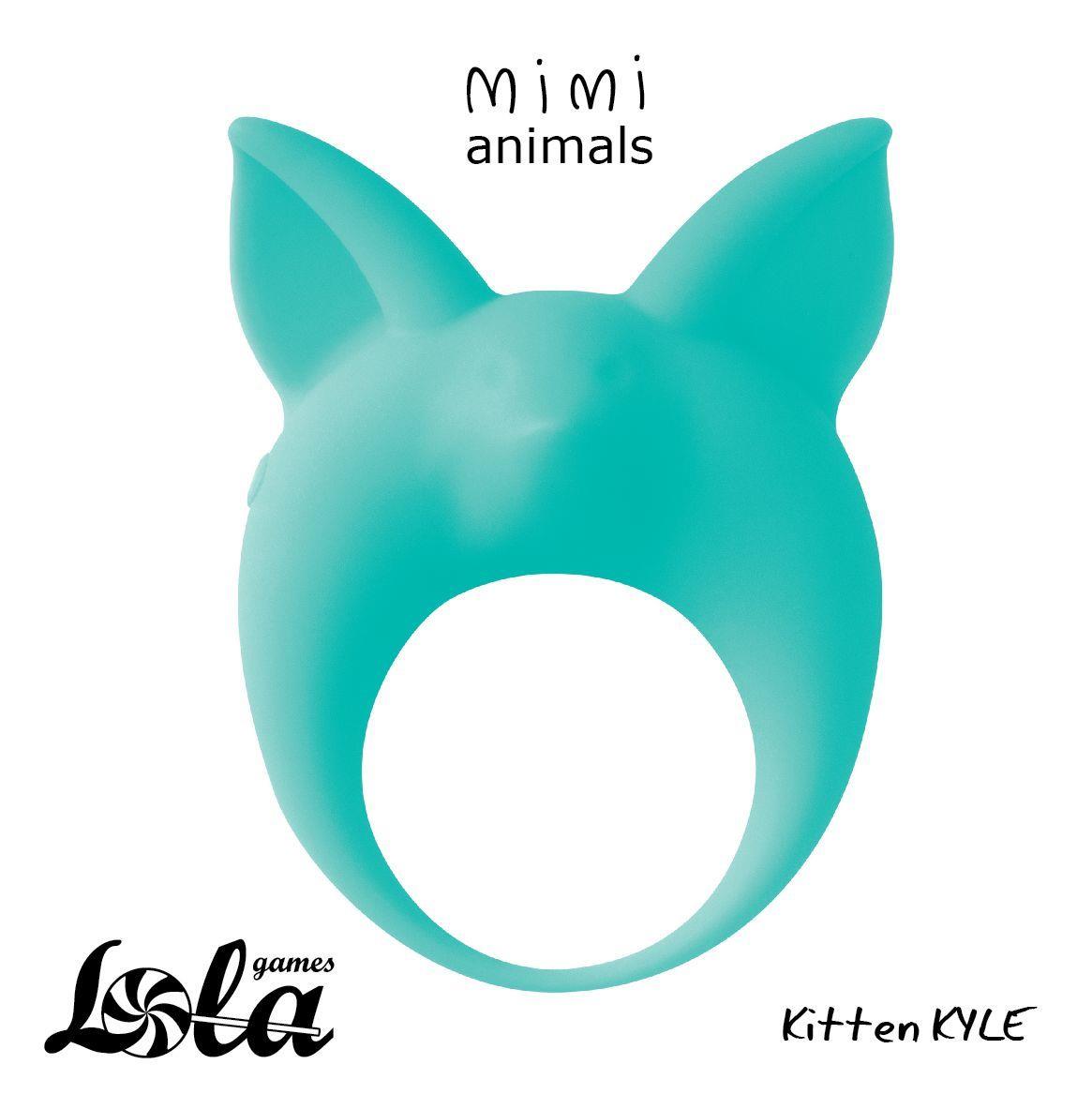 Виброкольцо Lola Games MiMi Animals Kitten Kyle, 7.8 см (зеленый)