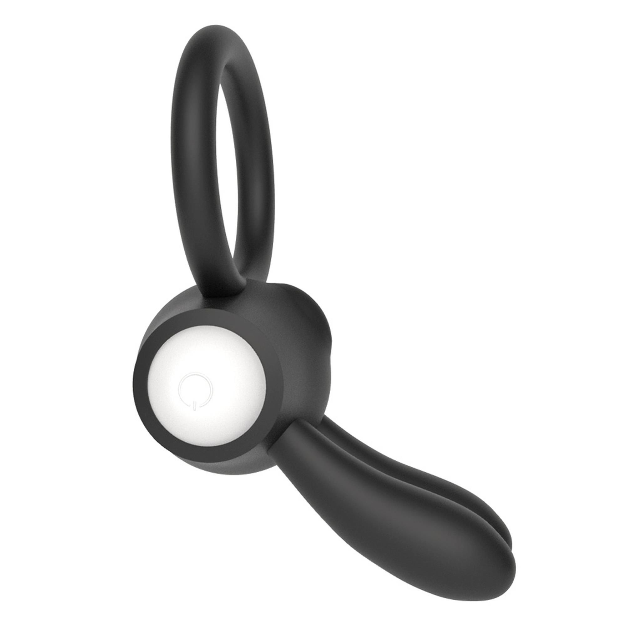 Виброкольцо LoveToy Power Clit, 7,5 см (черный)