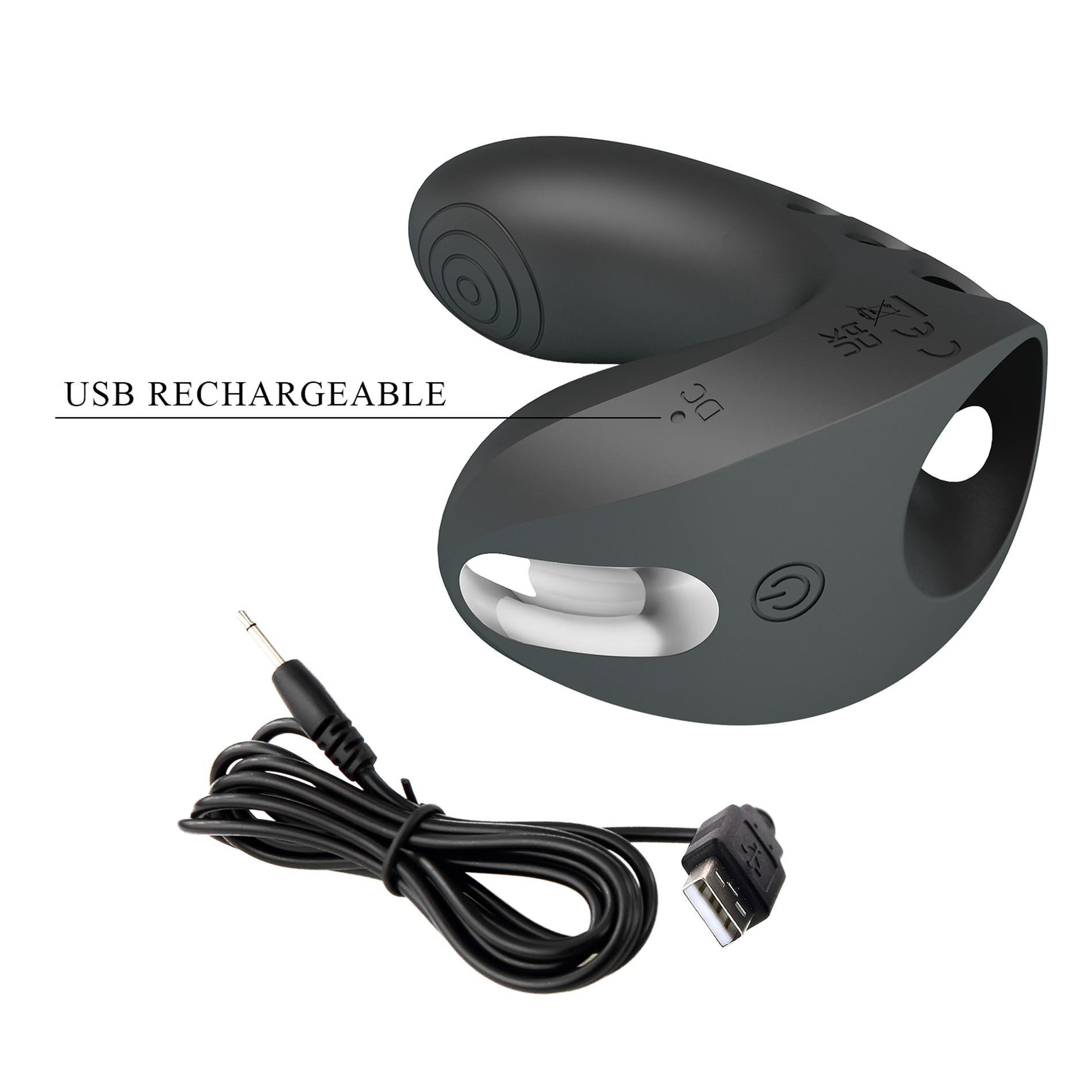 Wibrator Pretty Love Camelia Honey Finger, 9.6 cm (czarny)