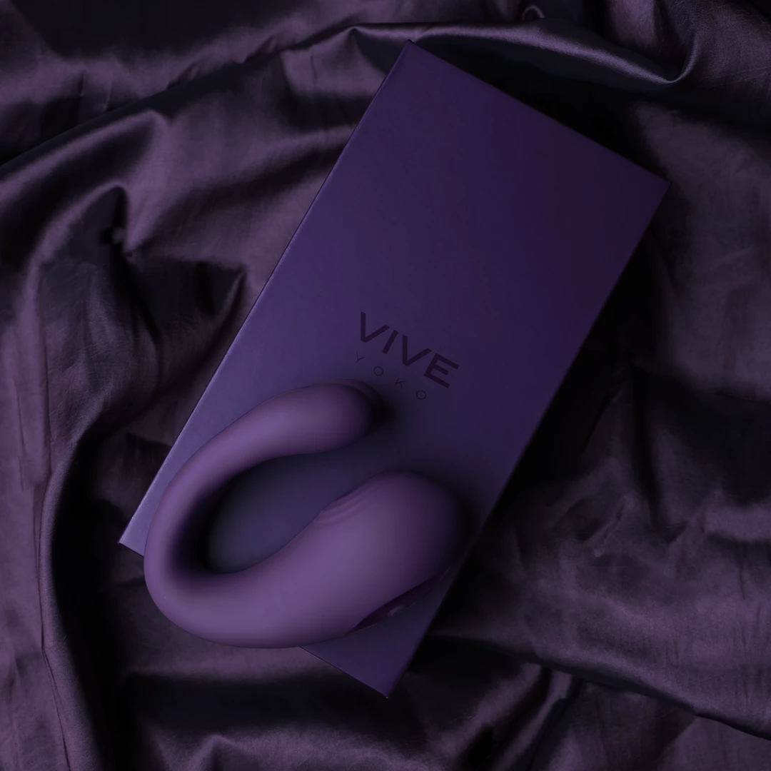 Вибратор Vive Yoko, 19.7 см (фиолетовый)