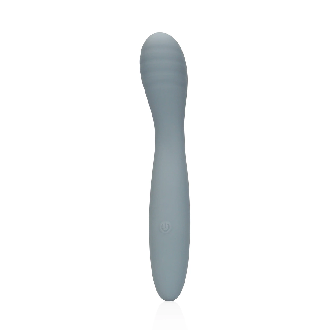 Вибратор Loveline Ultra Soft Silicone G-Spot, 20 см (серый)