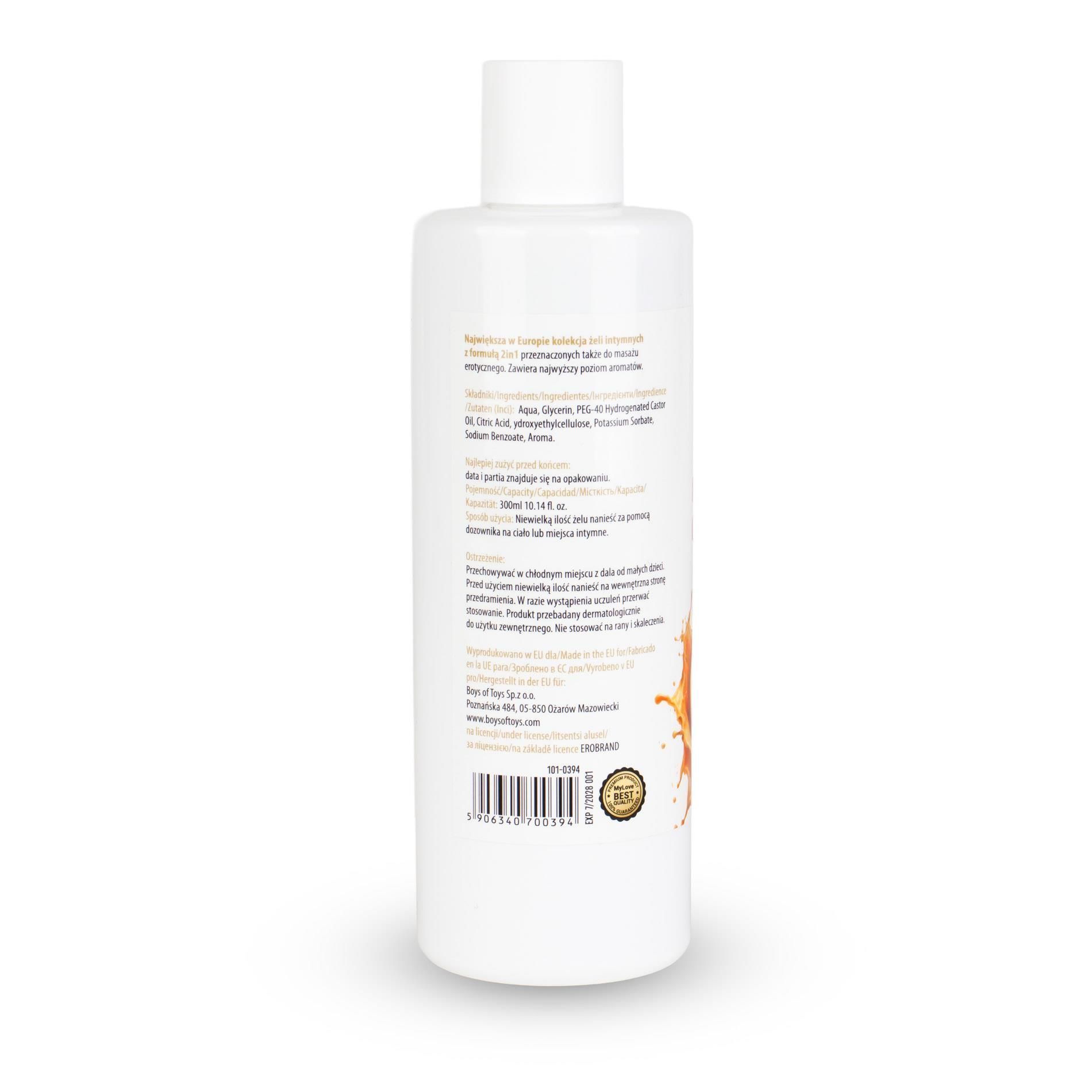 Lubrykant MyLove Aroma Series Intim&Massage 2in1 Orange, 300 ml