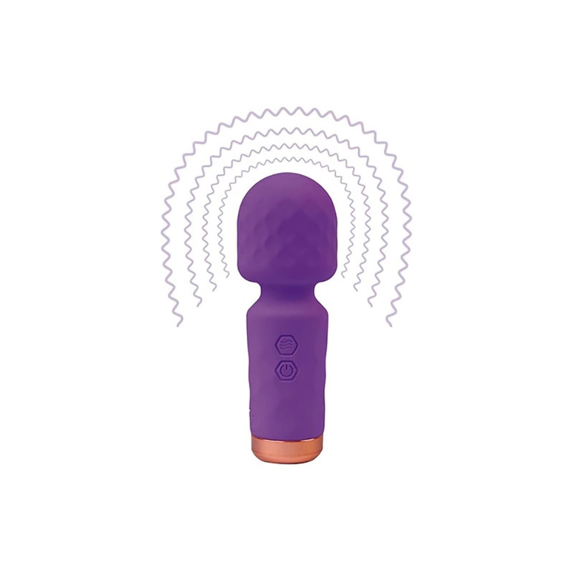 Мини-вибратор Fantasy Eros wand, 11.5 см (фиолетовый)