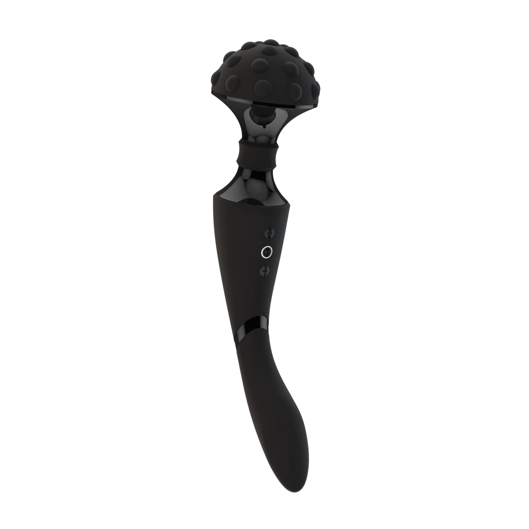 Вибромассажер Vive Shiatsu Bendable Massager Wand, 28.6 см (черный)