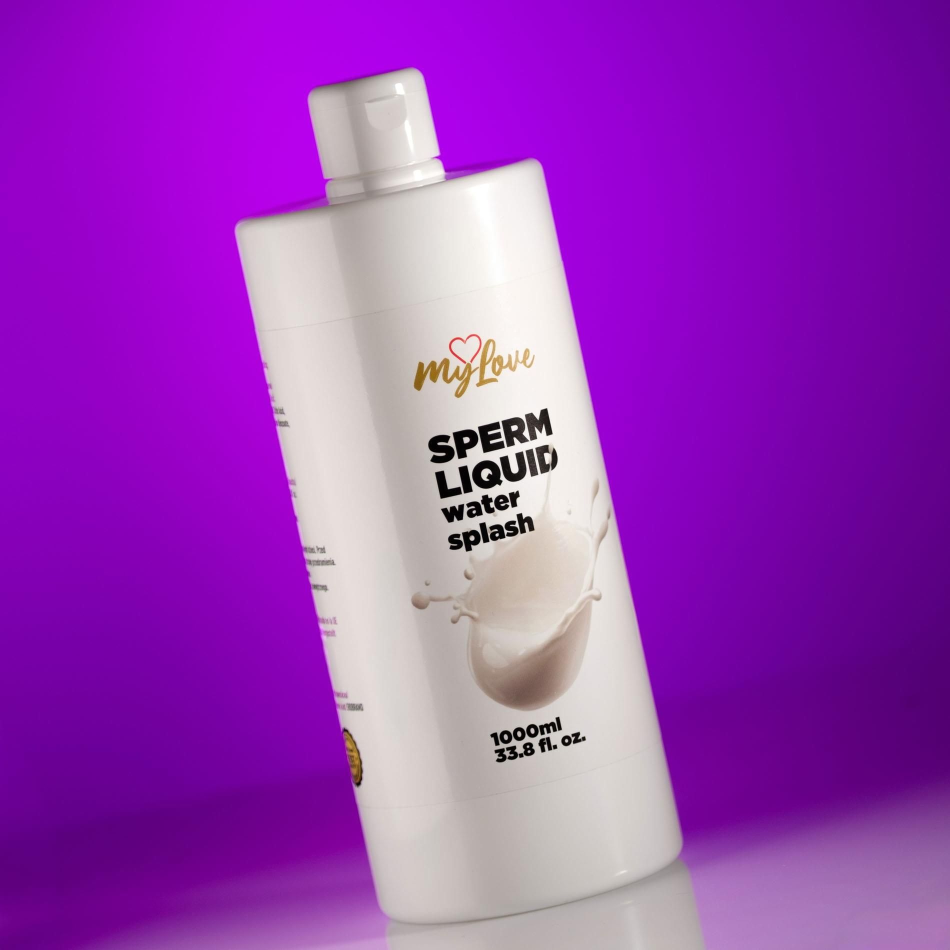 Lubrykant na bazie wody MyLove Sperm Liquid Water Splash, 1000 ml
