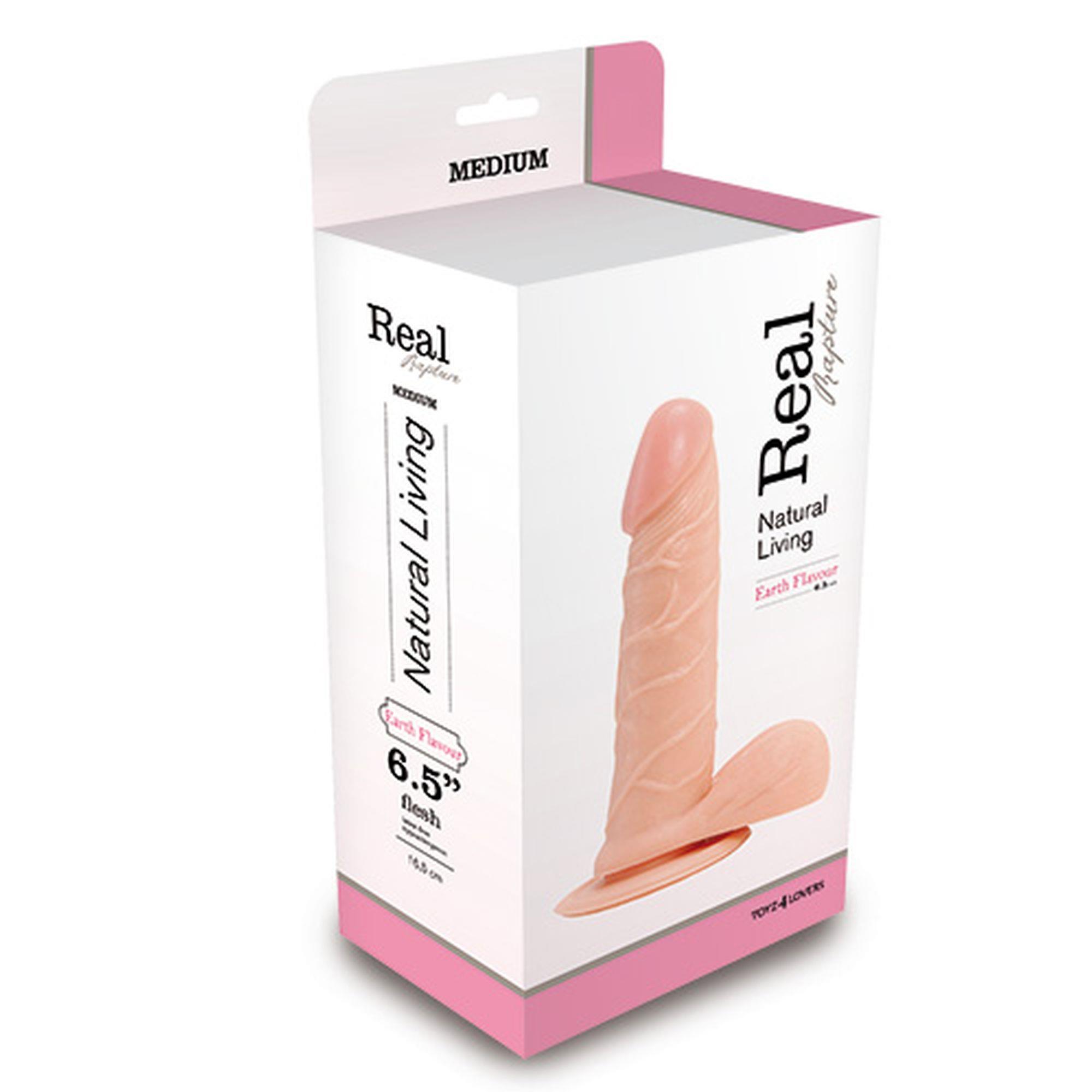 Фаллоимитатор Real Rapture 6.5", 19 см (телесный)