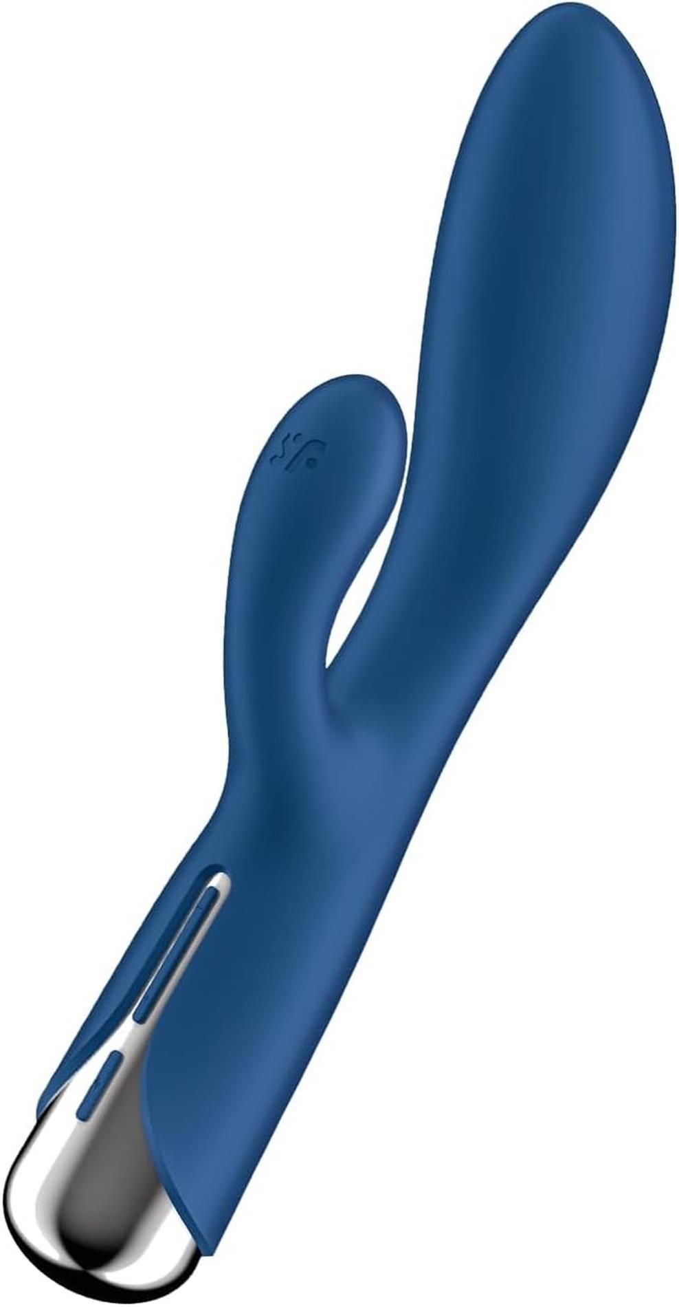 Вібратор-кролик Satisfyer Spinning Rabbit 1, 20 см (синій)