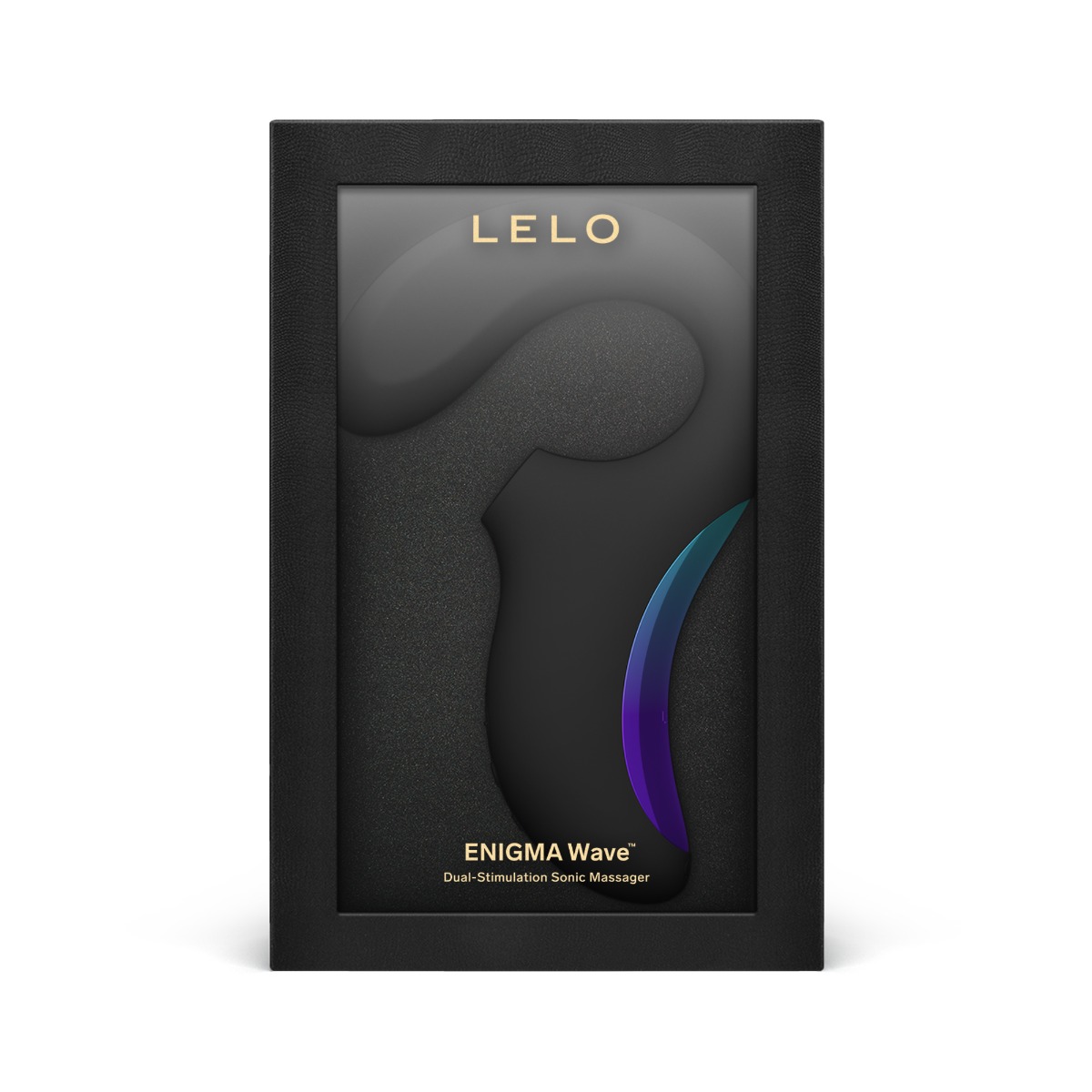 Вакуумный стимулятор клитора с вибрацией Lelo Enigma Wave (черный)