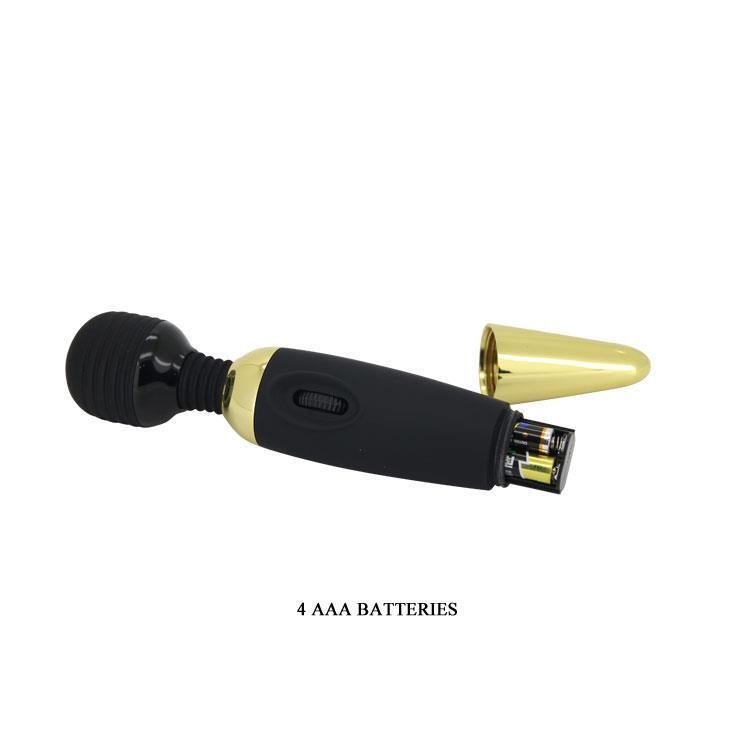 Вібромасажер Pretty Love Power Wand, 25 см (чорний)