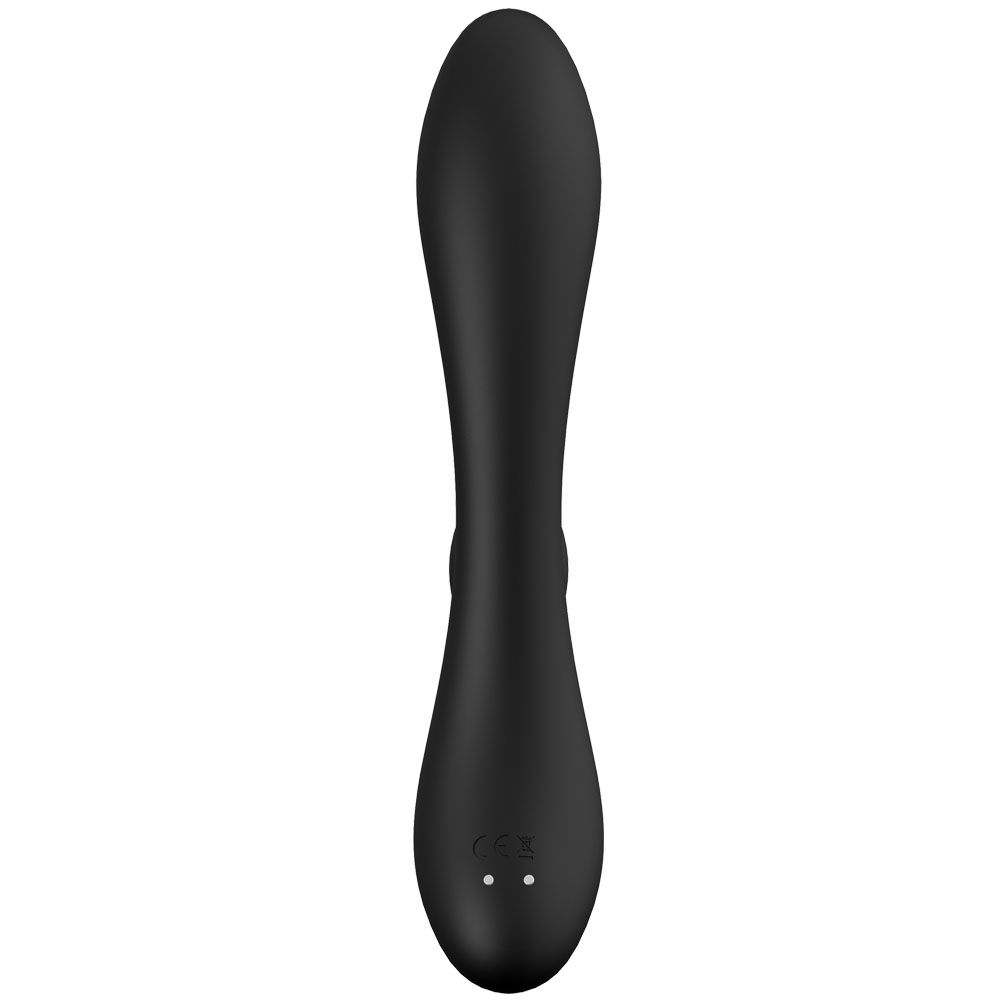Вибратор-кролик Dream Toys Prestige Alexia, 20 см (черный)