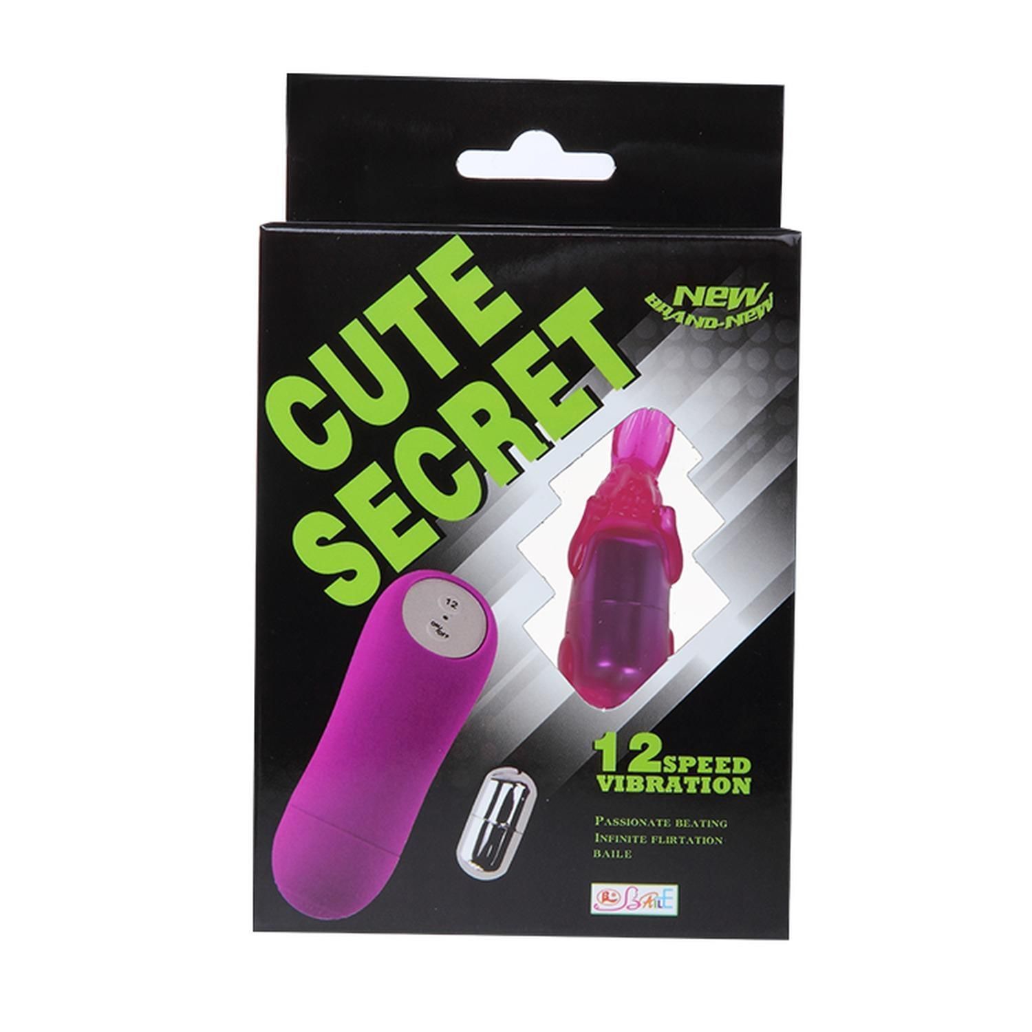 Вибратор для клитора Pretty Love Cute Secret, 6,5 см (розовый)