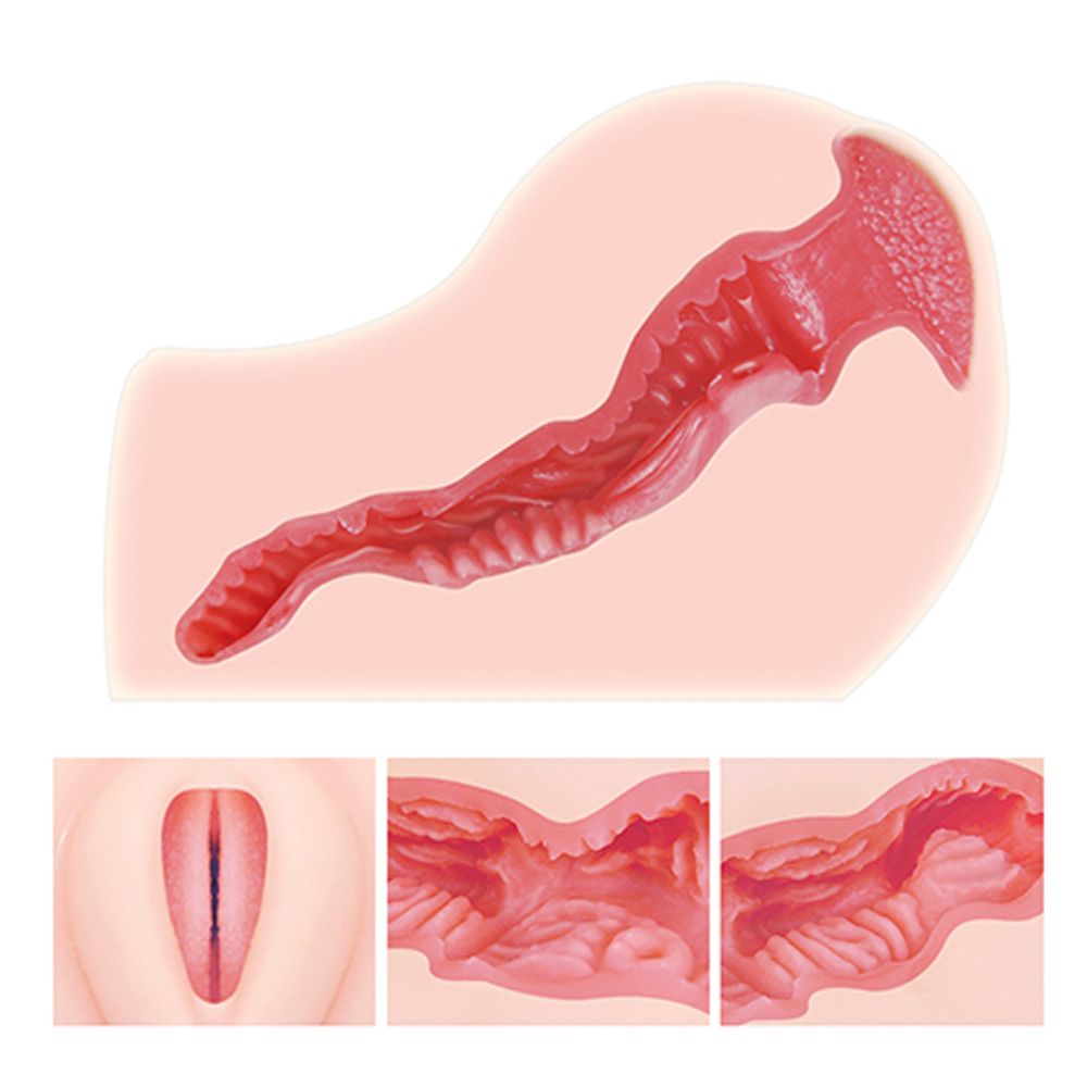 Kokos Angel.2 White & Oriental - Masturbator, W kolorze cielistym, 16 cm