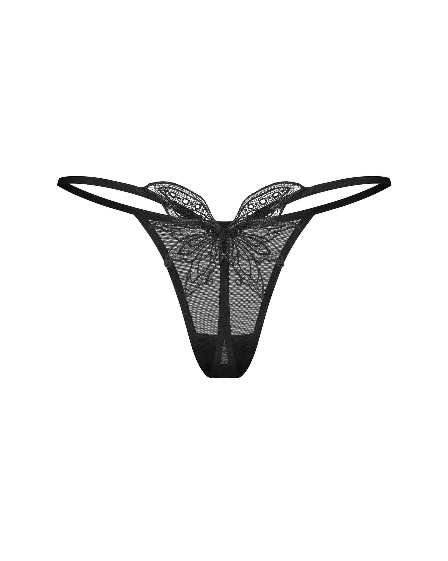 Стринги Obsessive Veyane, 2XL/3XL (черный)