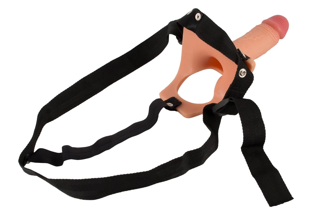 Страпон Realistixxx Strap-On Sleeve, 19.5 см (тілесний)