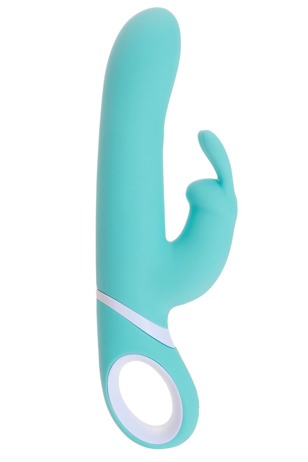 Вибратор-кролик Pleasures Naughty Rabbit, 22,7 см (бирюзовый)