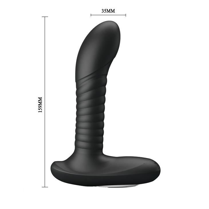 Стимулятор простаты Pretty Love Prostate Massager, 15.9 см (черный)