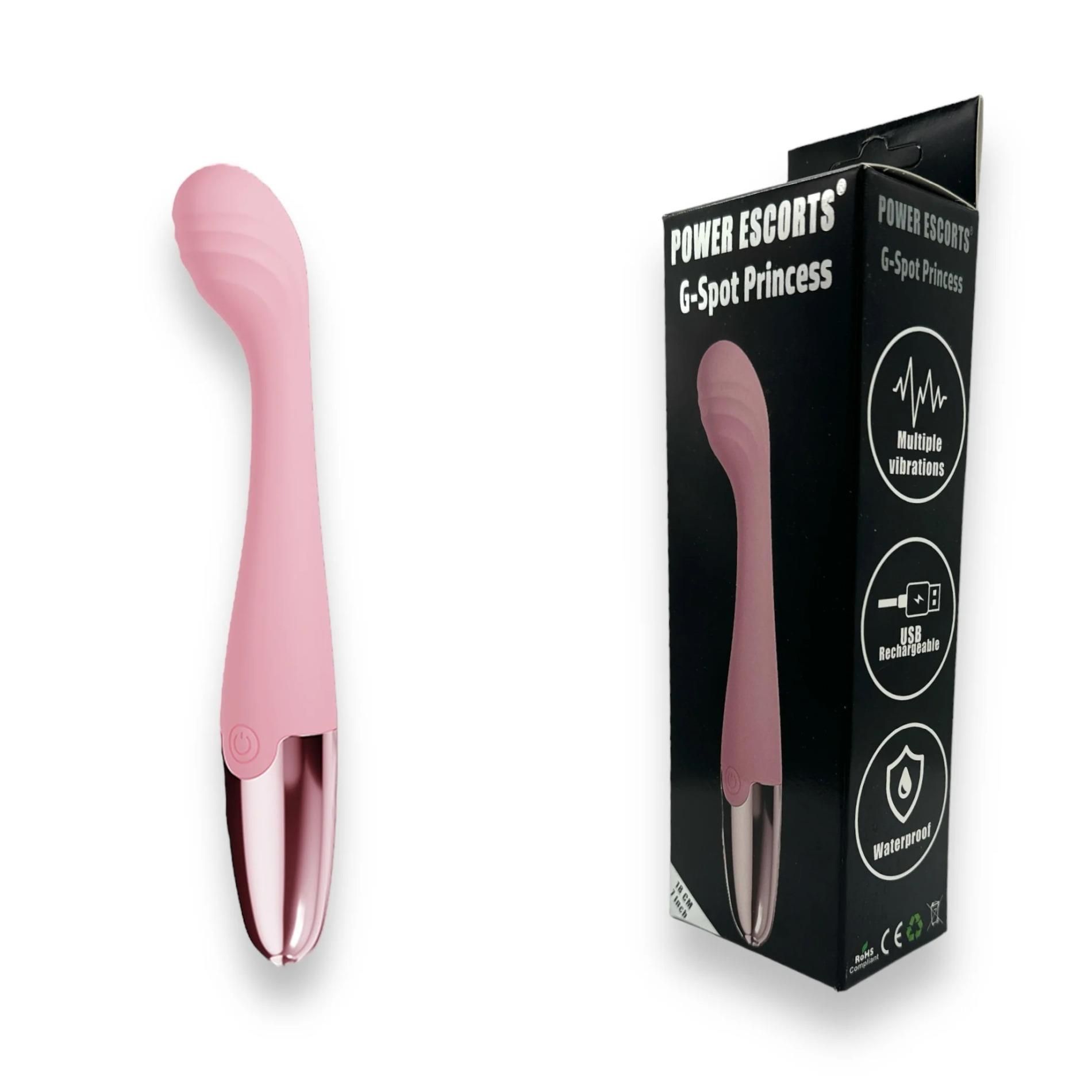 Вибратор Power Escorts G Spot Princess 7 Inch, 18 см (розовый)