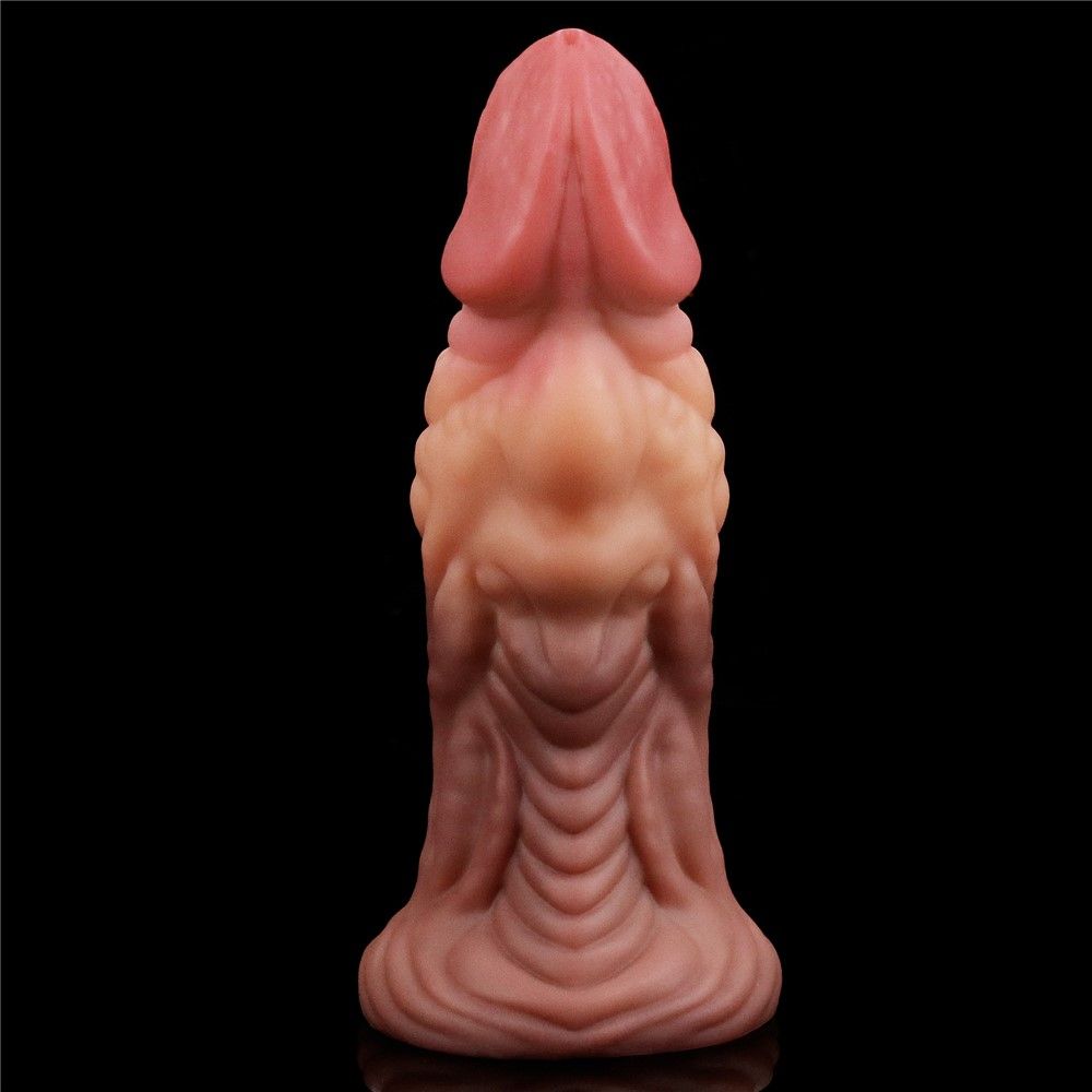 Фаллоимитатор Dual-Layered Silicone Nature Cock 7.0'', 18 см (коричневый)