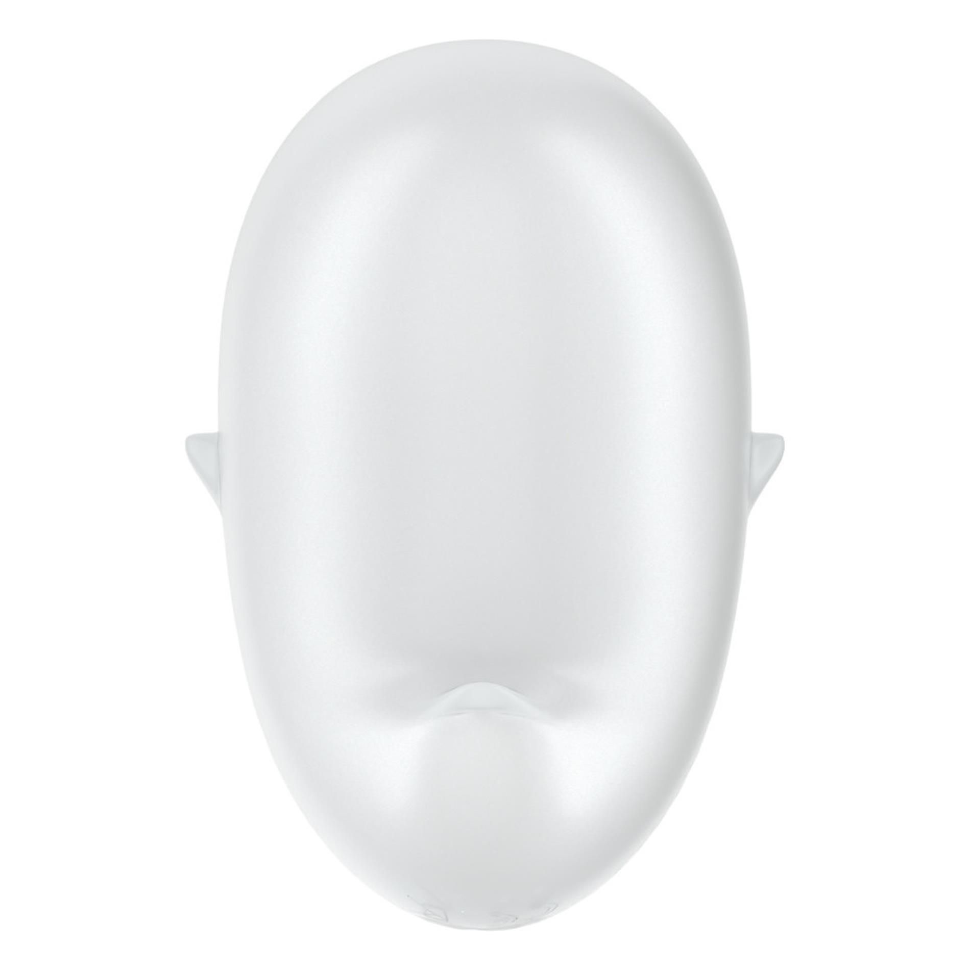 Вакуумный стимулятор клитора с вибрацией Satisfyer Cutie Ghost (белый)