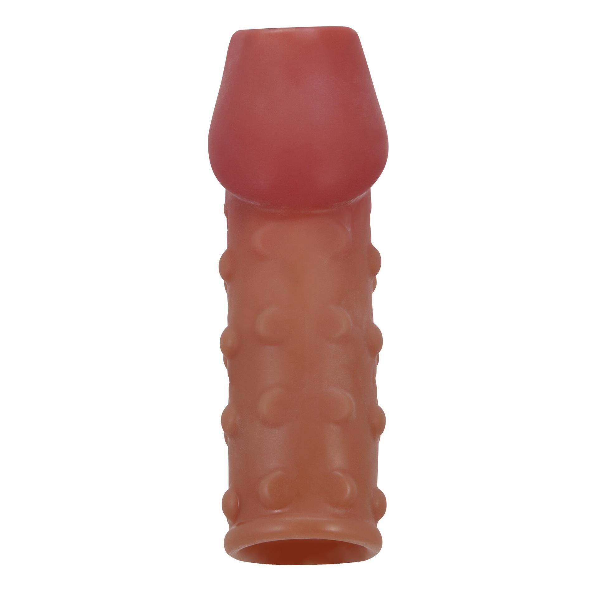 Насадка на пенис Pretty Love Penis Sleeve, 19.8 см (коричневый)