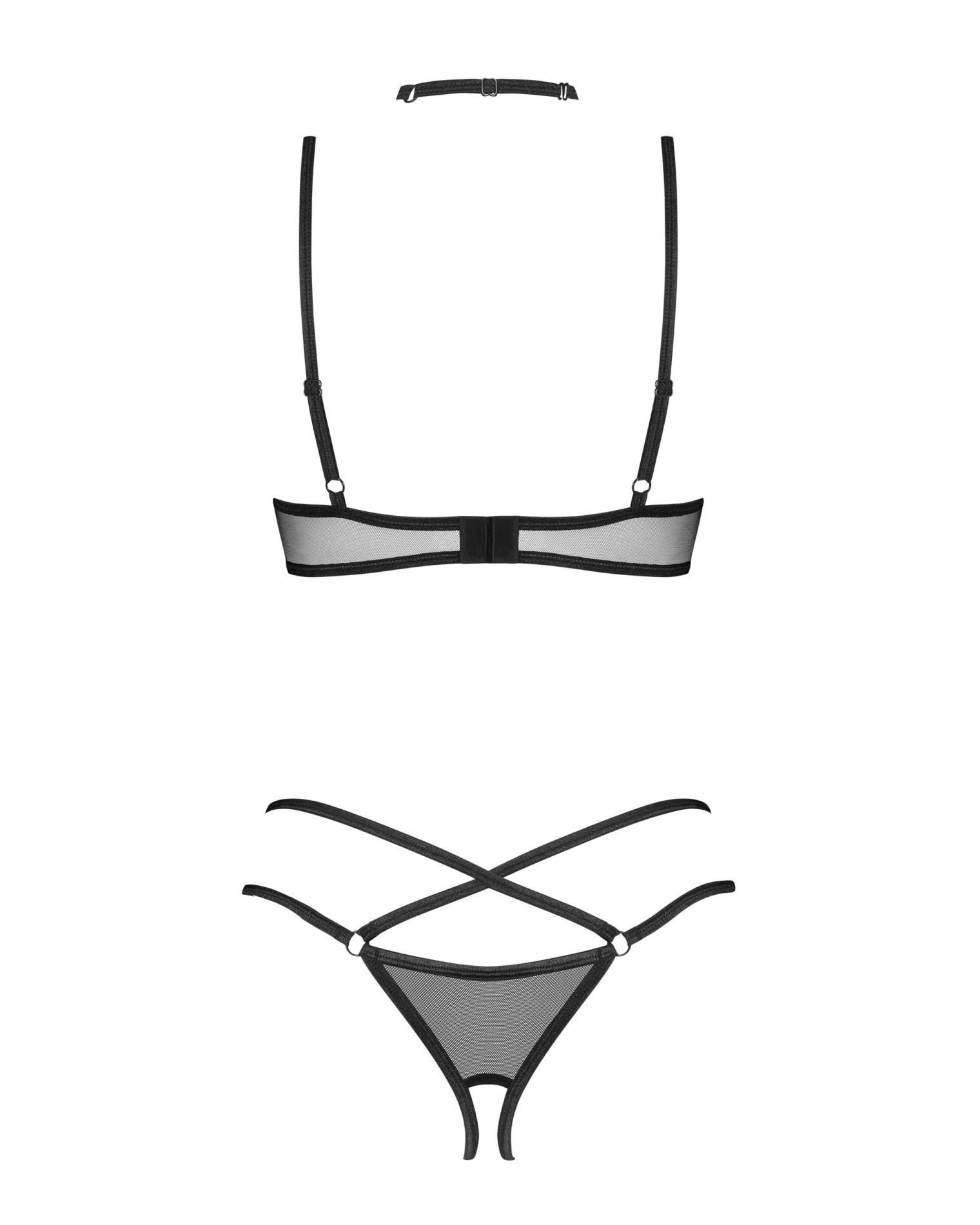 Комплект Obsessive Donarella, XS/S (черный)