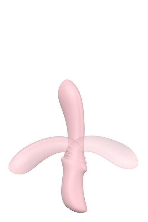 Вибратор для точки G Dream Toys Flexible Sweetheart, 18,5 см (светло-розовый)