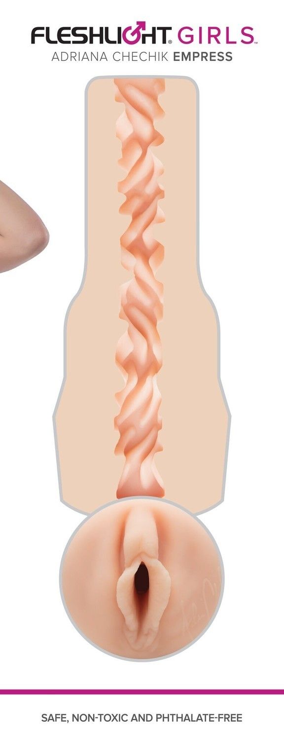 Реалистичный мастурбатор Fleshlight Adriana Chechik Empress (телесный)