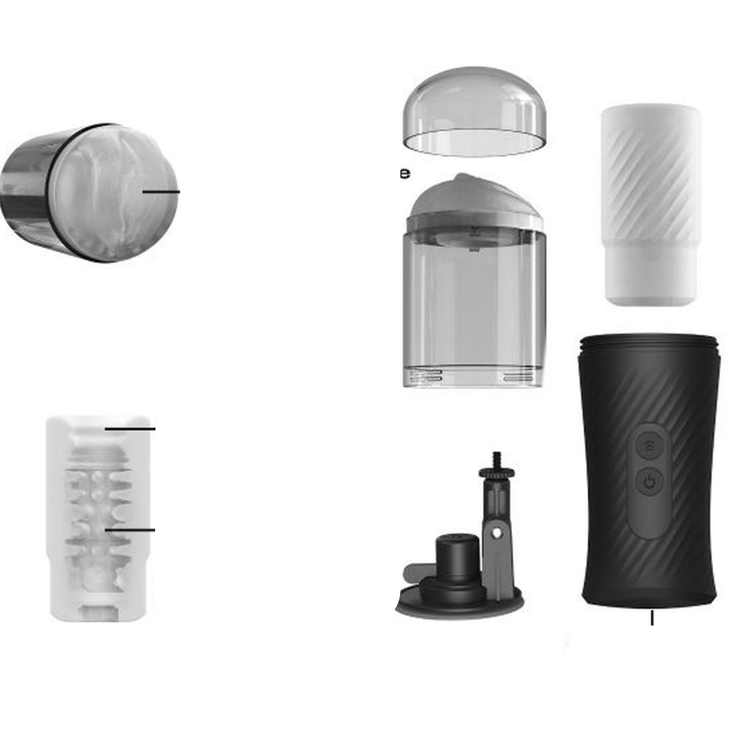 Masturbator automatyczny Dorcel Thrust Blow (czarny)