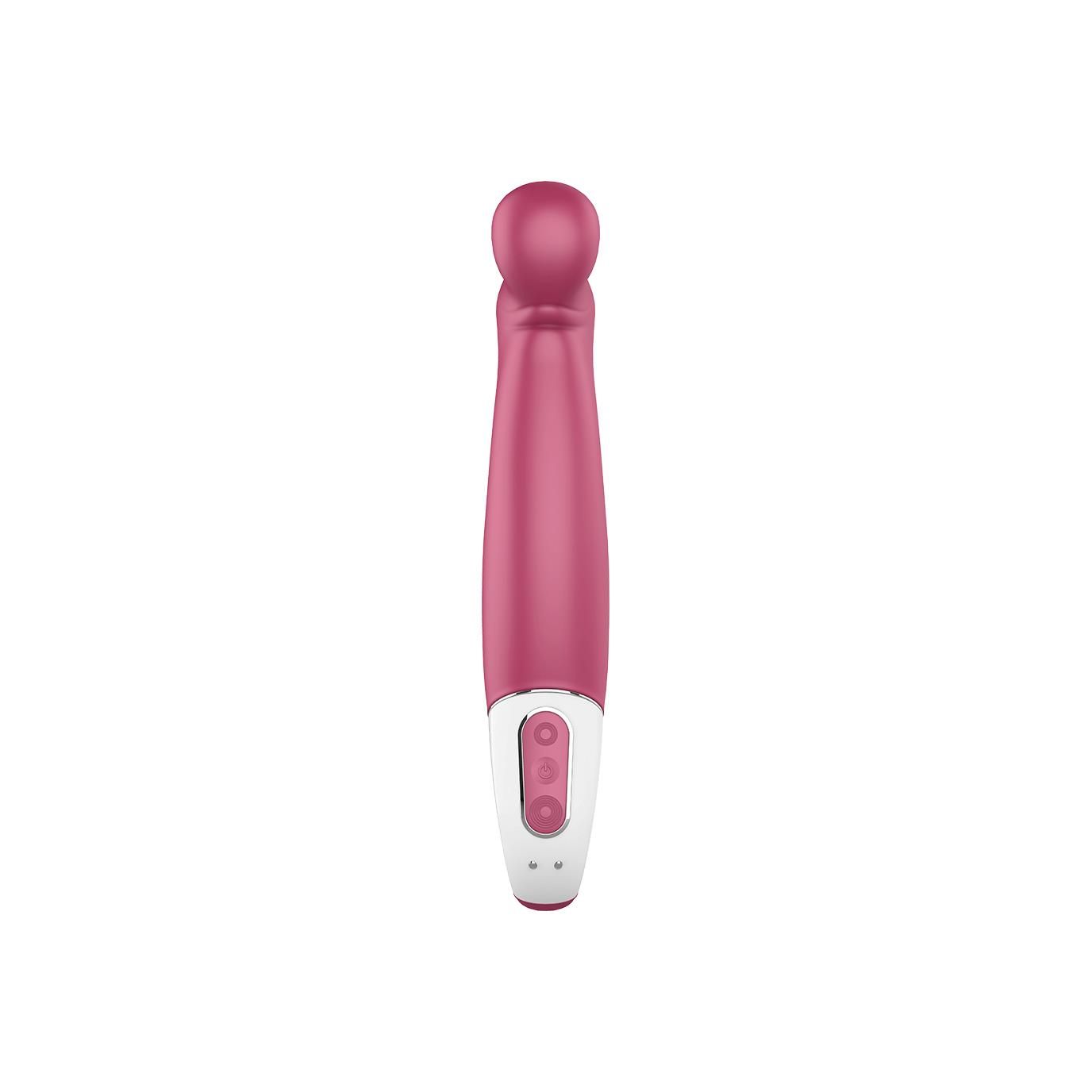 Вібратор для точки G Satisfyer Vibes Petting Hippo, 25,5 см (рожевий)