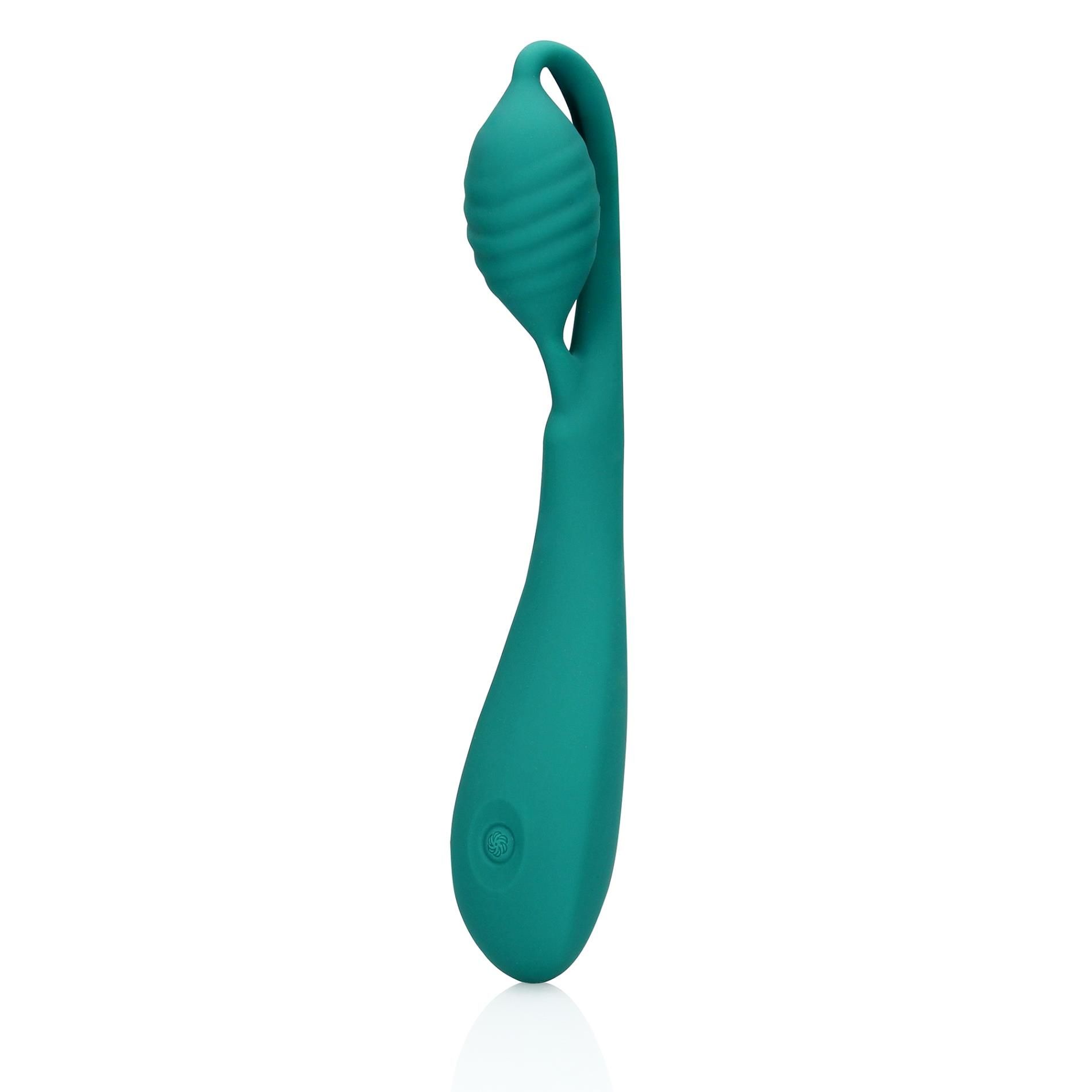 Вибратор Loveline G-Spot With Bead, 21.6 см (зеленый)