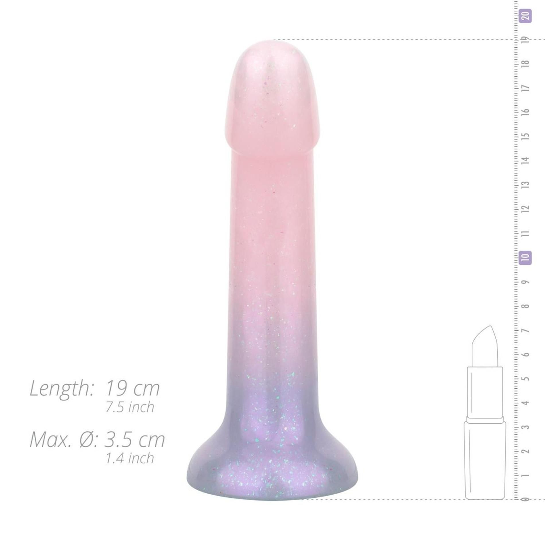Фаллоимитатор EasyToys Mermaid, 17 см (мульти)