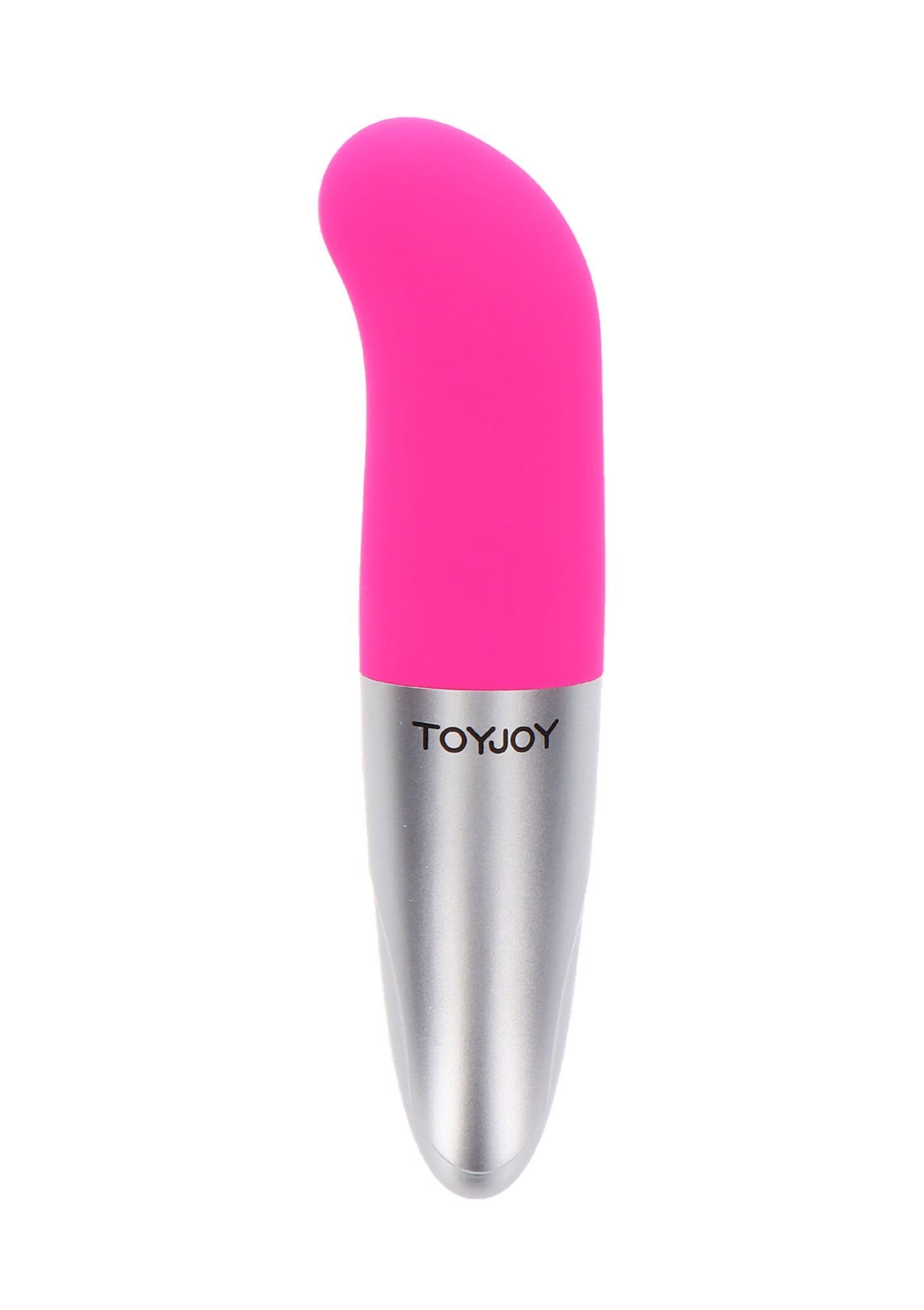 Mini wibrator ToyJoy Viberette G-Spot, 12 cm (fuksja)