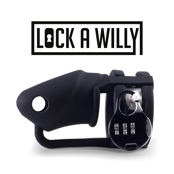 Пояс вірності для чоловіків Lock-a-Willy (чорний)