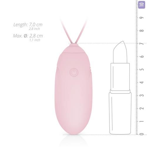 Виброяйцо Luv Egg, 16 см (светло-розовый)