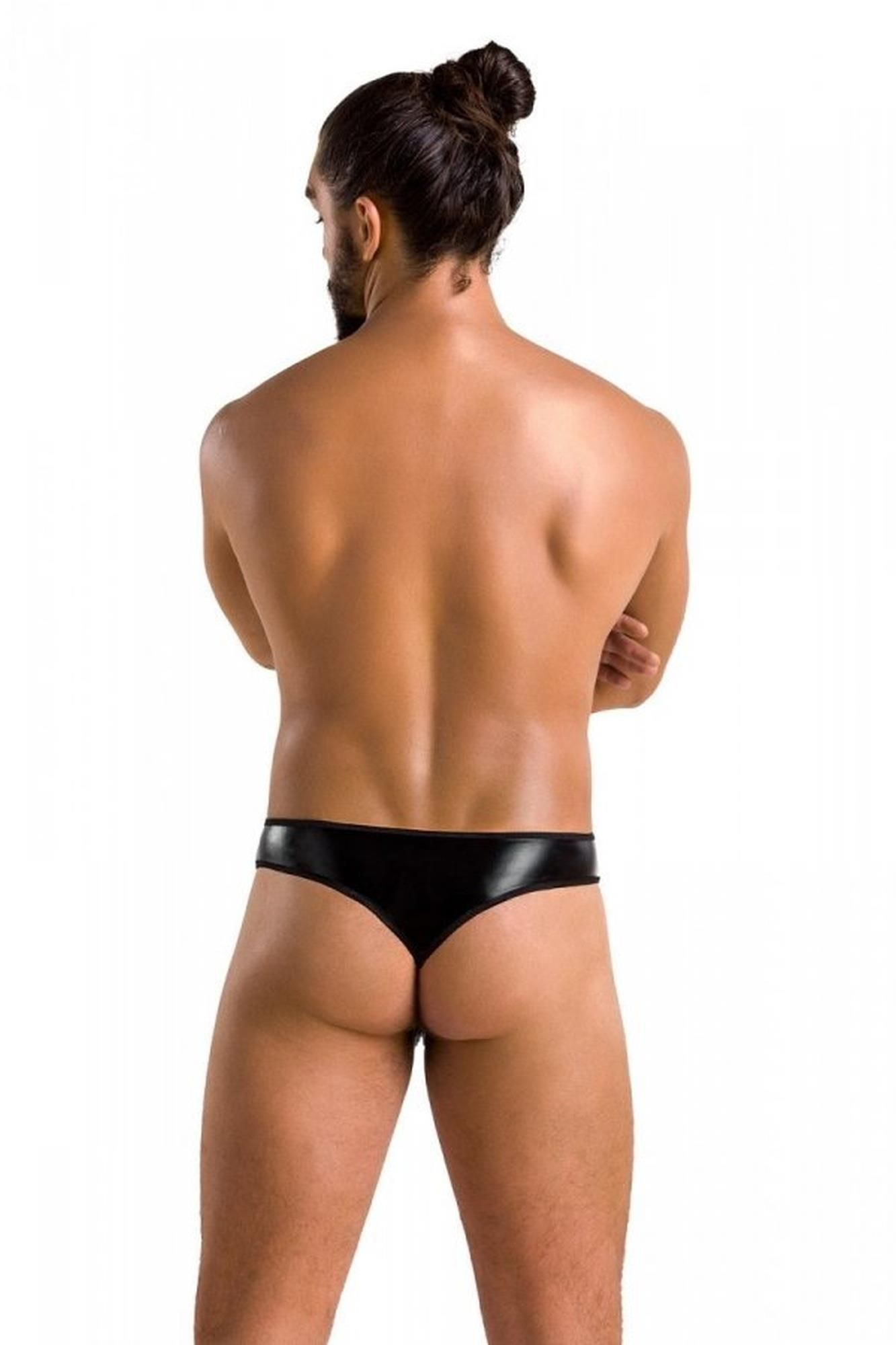 Seksowne męskie stringi Passion 033 THONG PAUL, L/XL (czarny)
