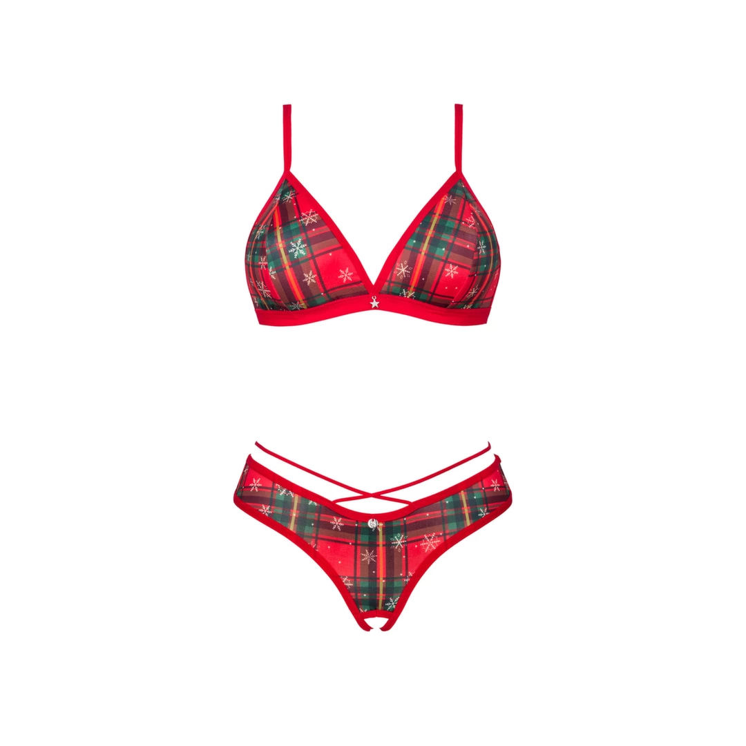 Комплект белья Obsessive Ms Merrilo, M/L (красный)