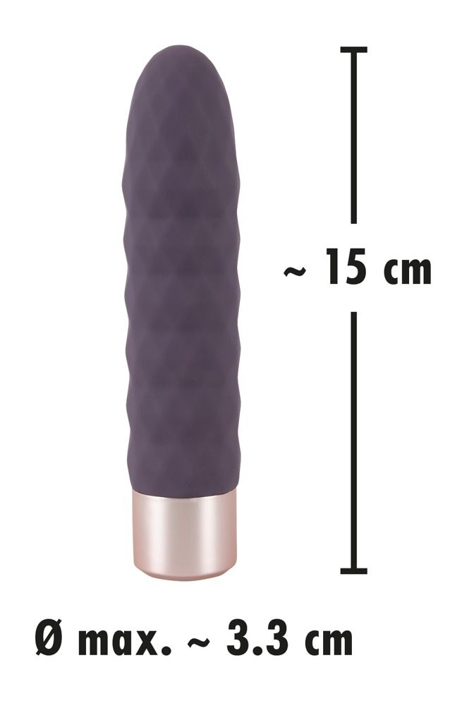Мини вибратор Orion Elegant Series Diamond Vibe, 15 см (фиолетовый)