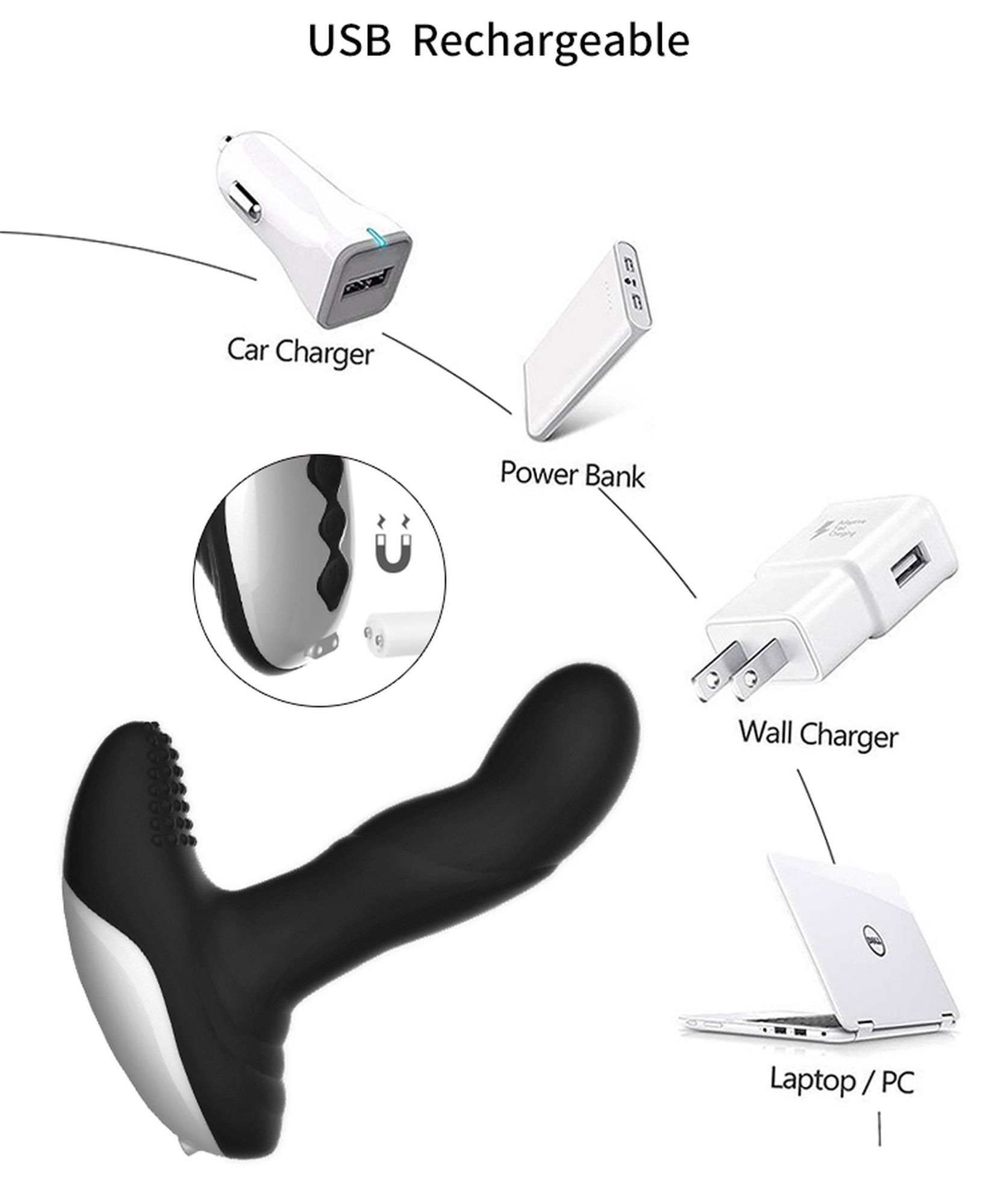 Wibromasażer B - Series Fox, 13.5 cm (czarny)