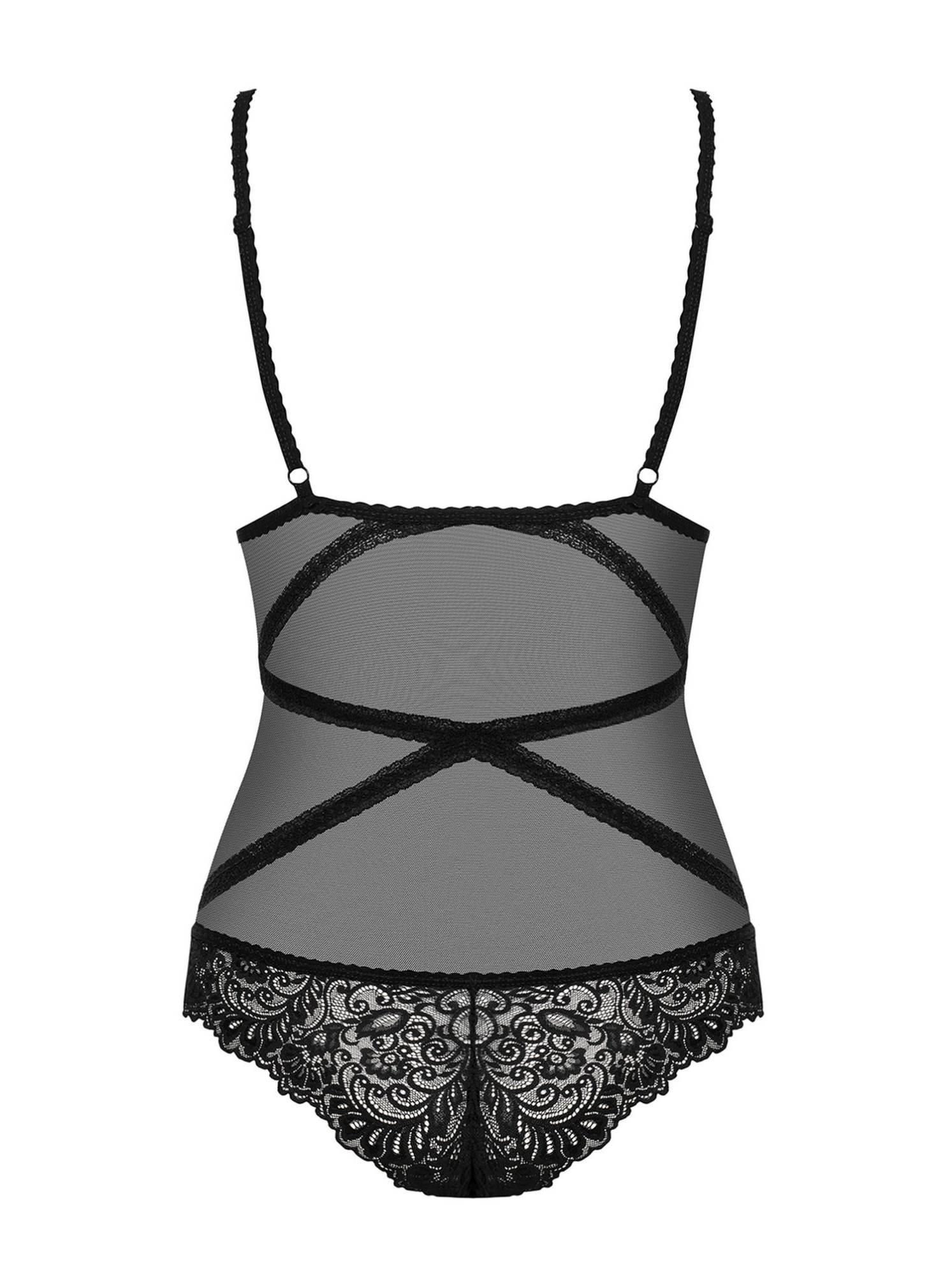 Боди Obsessive Bondea, L/XL (черный)
