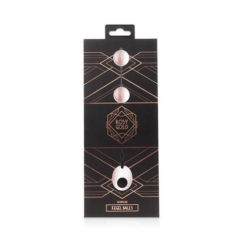Вагинальные шарики Rosy Gold Nouveau Kegel Balls, 2.8 см (золотистый)