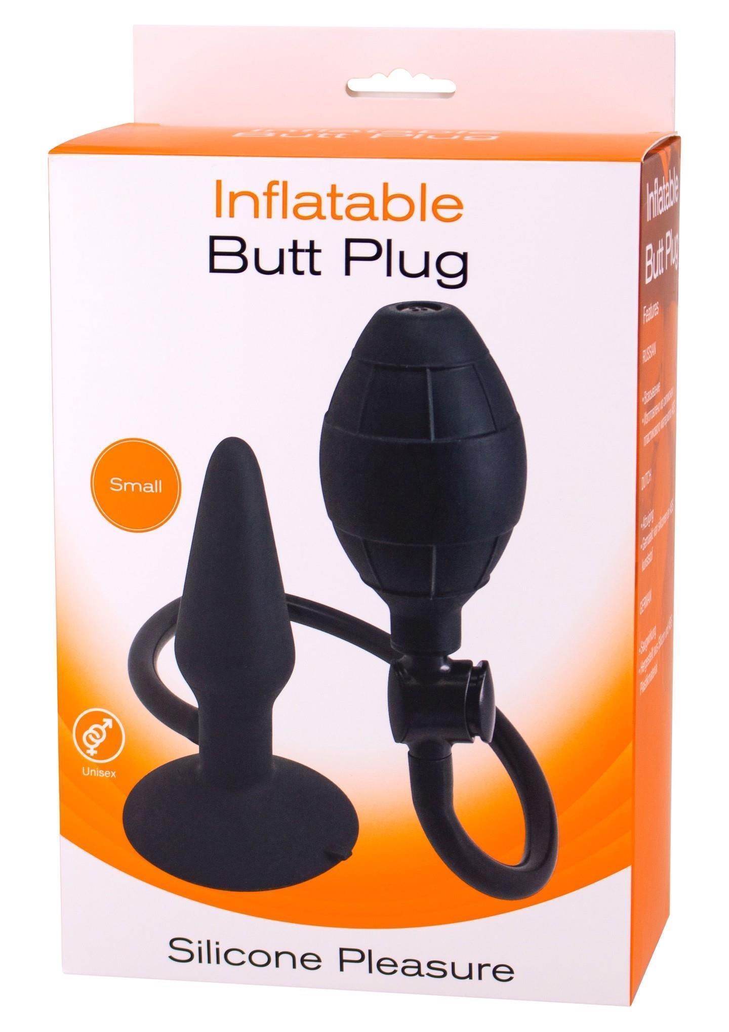 Надувна анальна пробка Seven Creations Inflatable Butt, 12,5х3,5 см