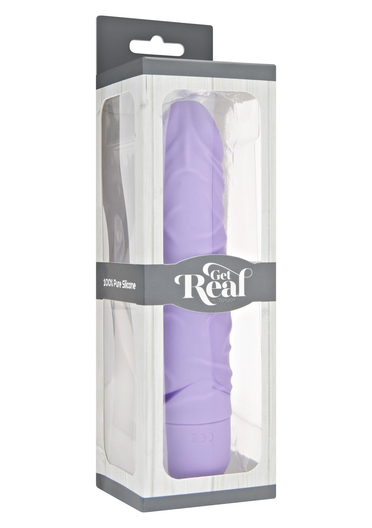 Вибратор Get Real Original Vibrator, 20 см (фиолетовый)