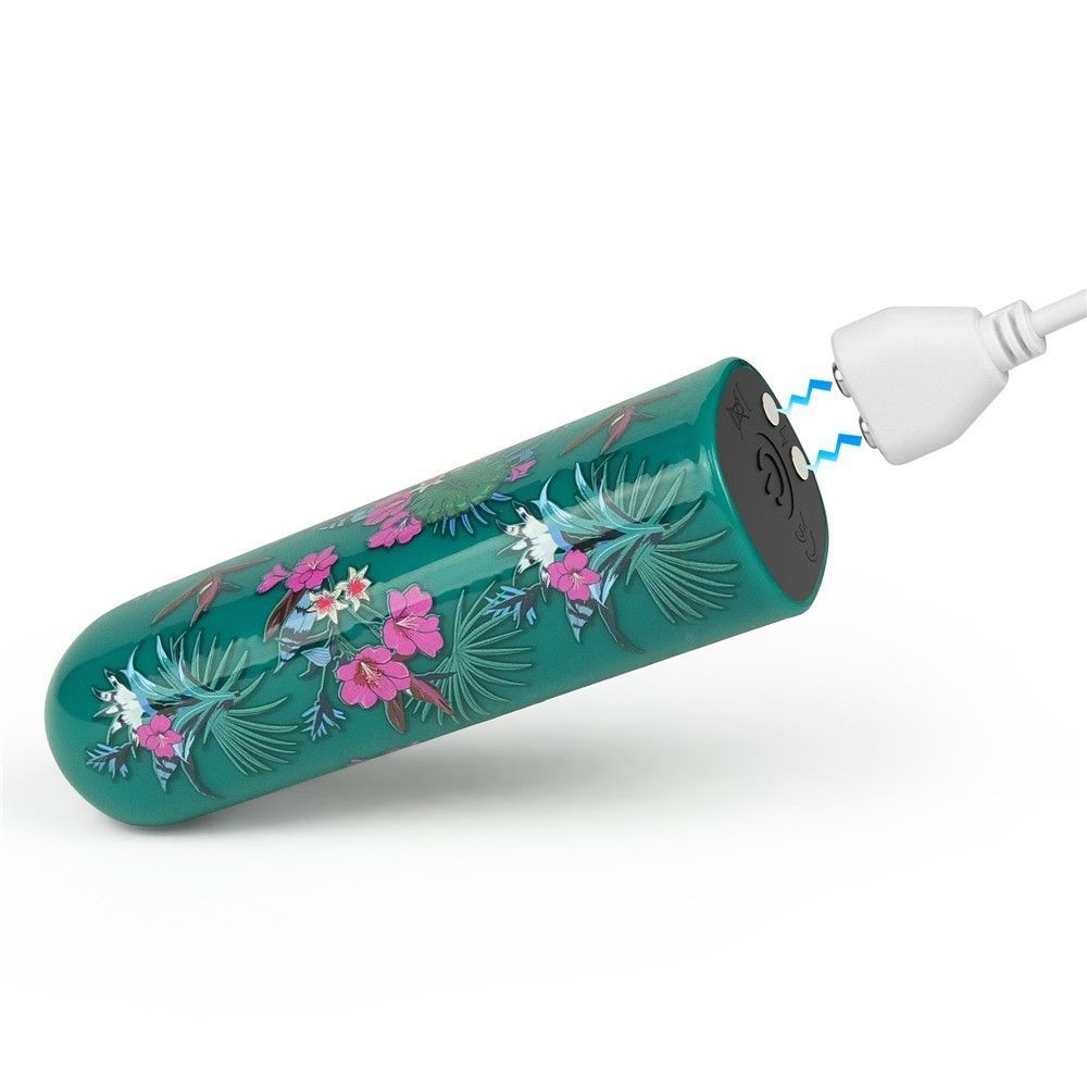 Wibrator łechtaczki LoveToy Antheia Massager, 8.5 cm (zielony)