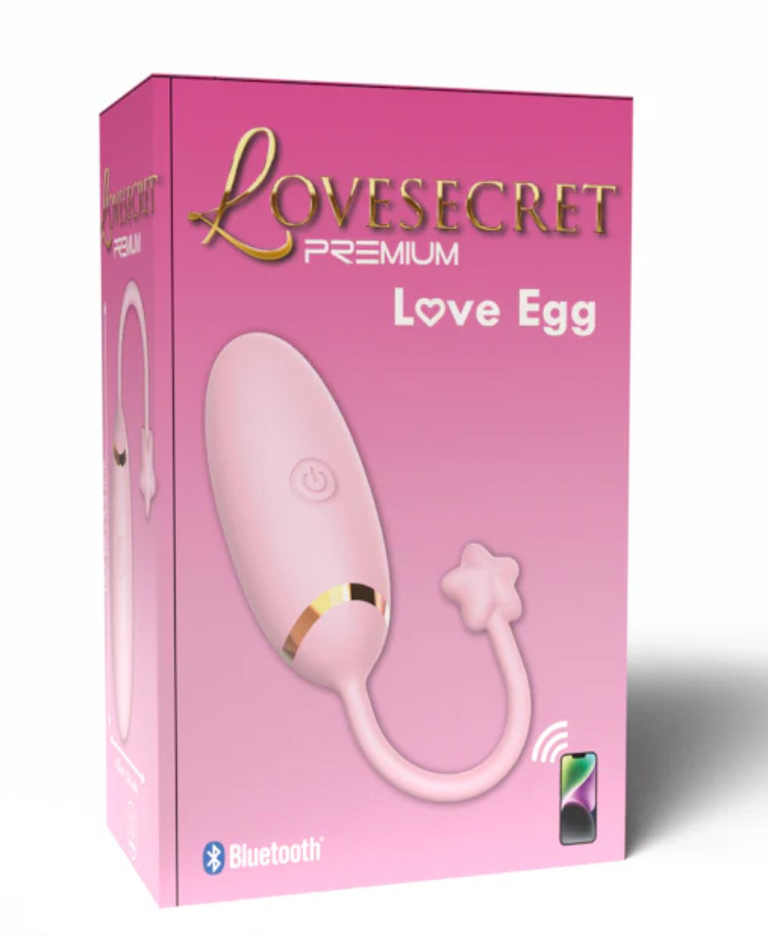 Виброяйцо Lovesecret Premium Love Egg App Function, 10.7 см (розовый)