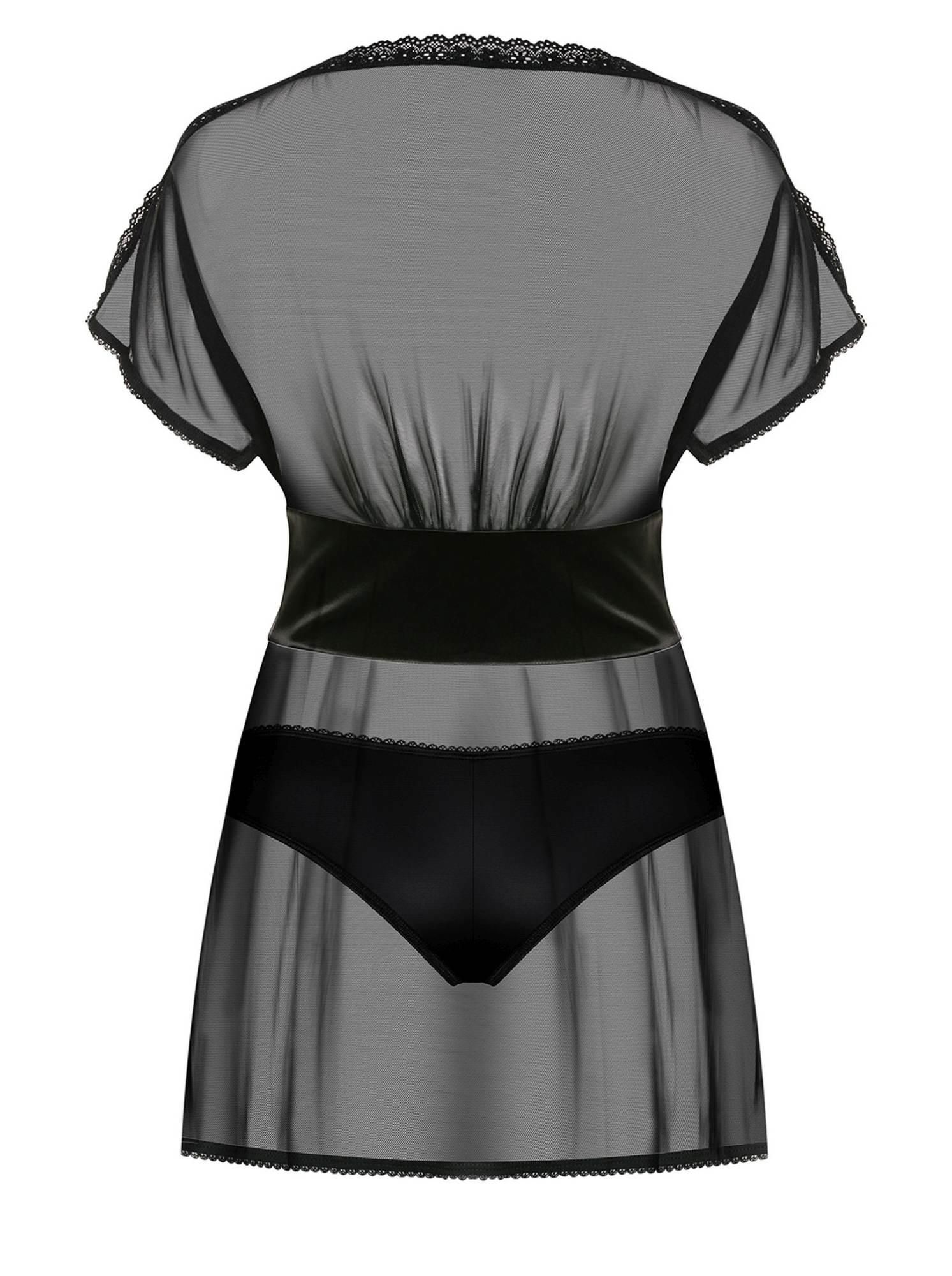 Комплект белья Obsessive 868-BAB-1, L/XL (чёрный)