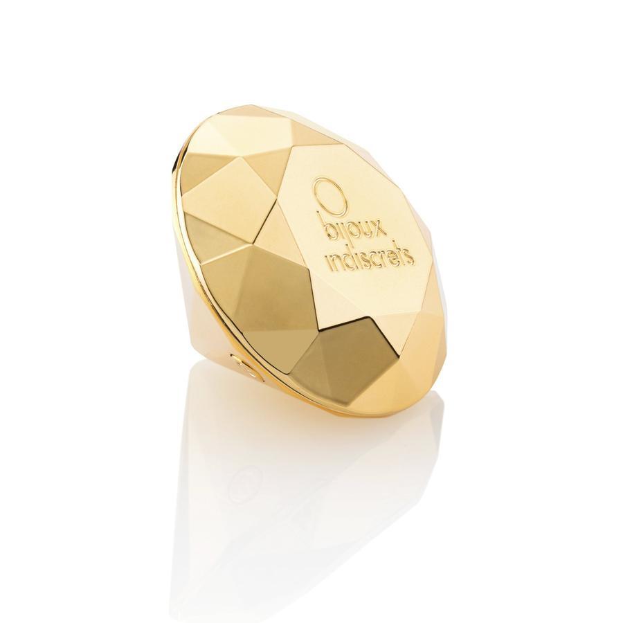 Вибратор для клитора Bijoux Indiscrets Diamond Twenty One (золотой)